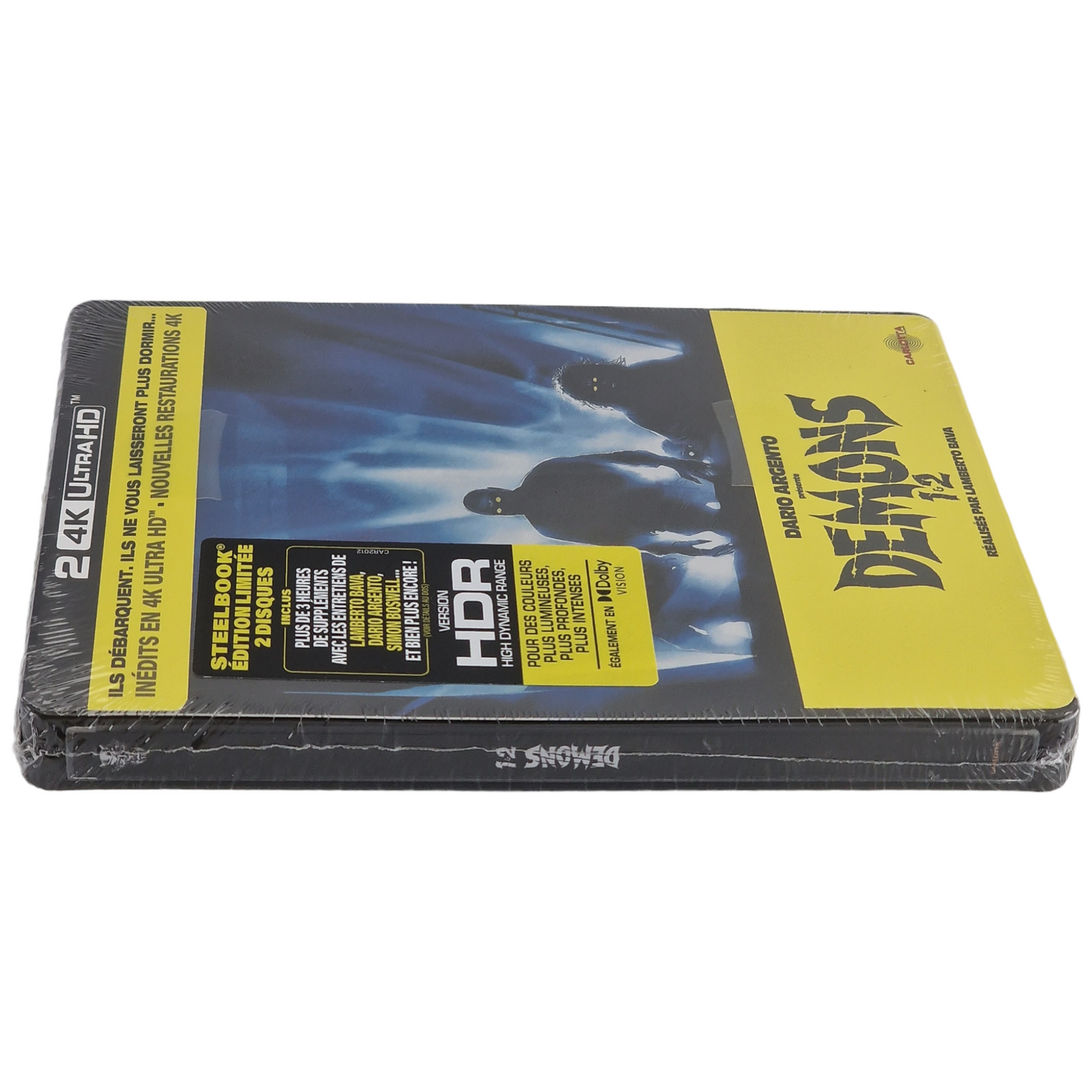 Demons 1 & 2 Steelbook 4K Ultra HD + Blu-ray 2 Films 2022 Region Libre