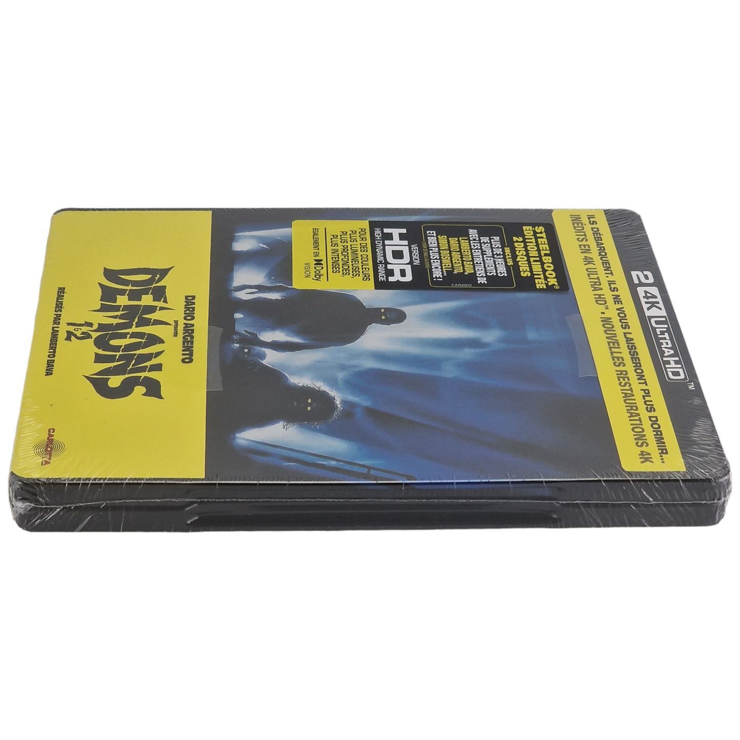 Demons 1 & 2 Steelbook 4K Ultra HD + Blu-ray 2 Films 2022 Region Libre