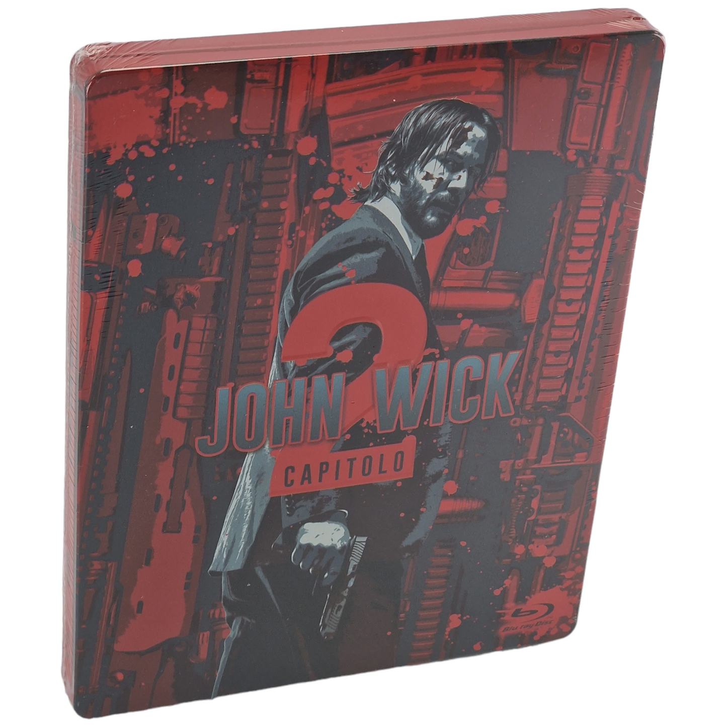 John Wick : Chapter 2 Blu-ray Steelbook Débossé Keanu Reeves 2017 Region B