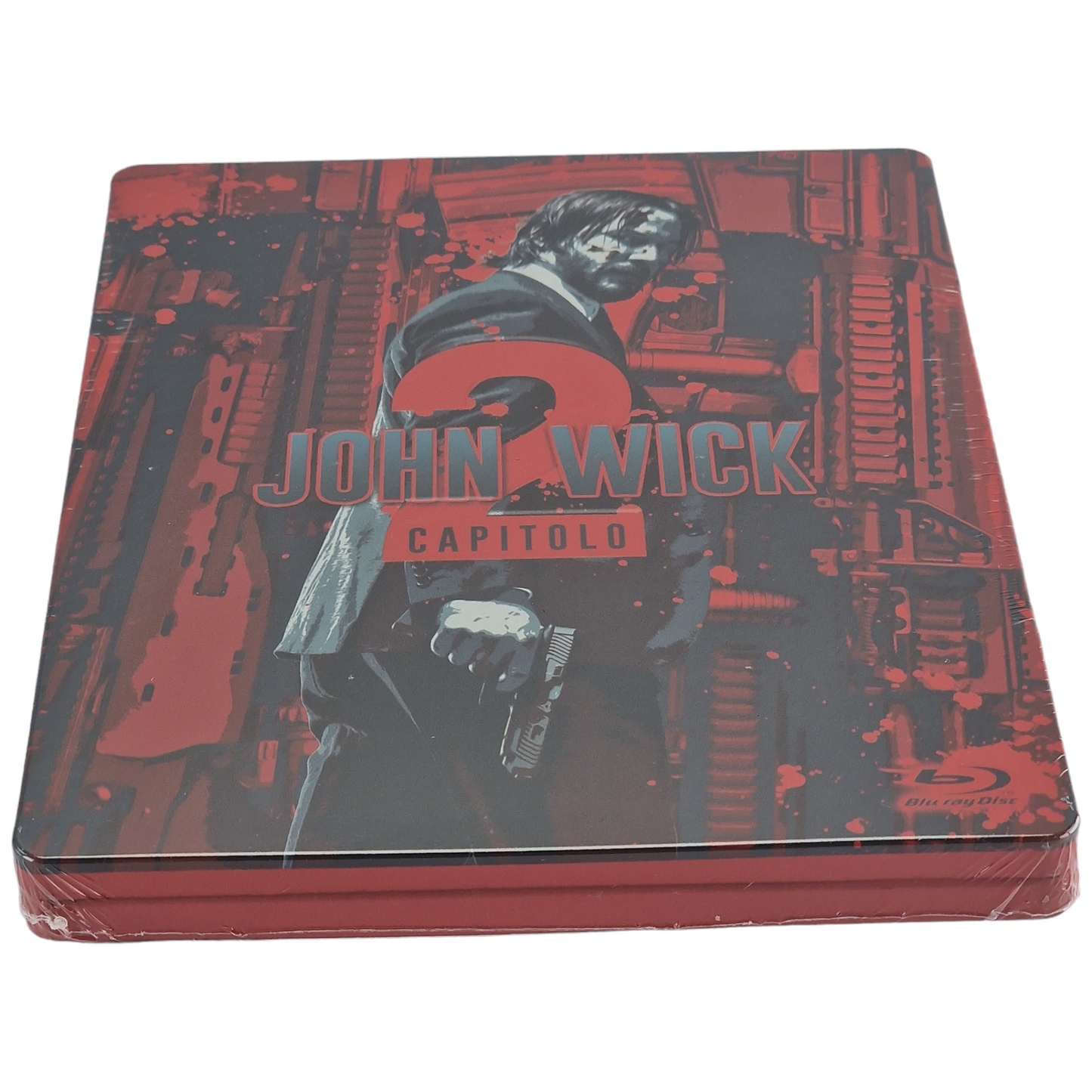John Wick : Chapter 2 Blu-ray Steelbook Débossé Keanu Reeves 2017 Region B