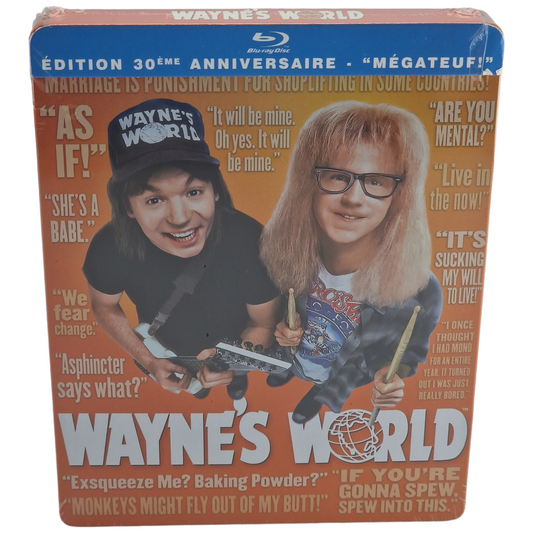 Wayne's World 1992  Blu-ray SteelBook Édition 30 Anniversaire 2022 Region B