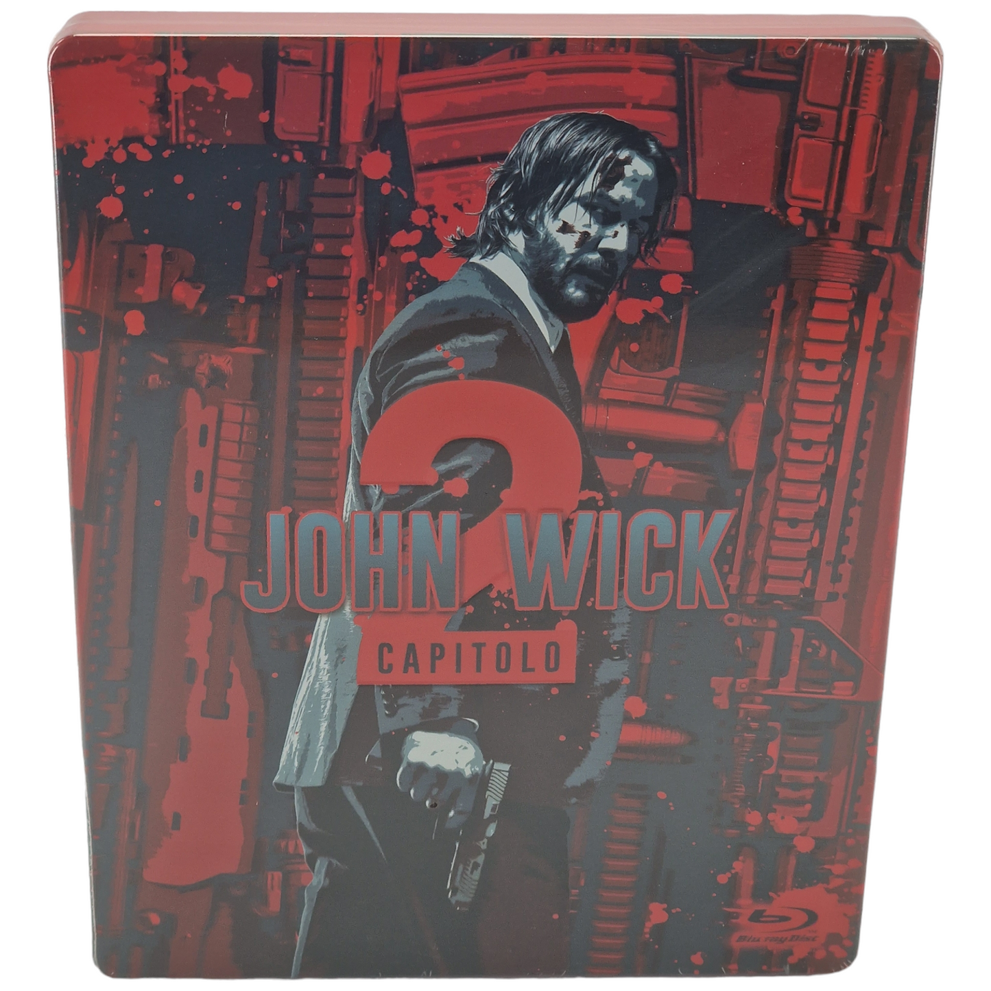 John Wick : Chapter 2 Blu-ray Steelbook Débossé Keanu Reeves 2017 Region B