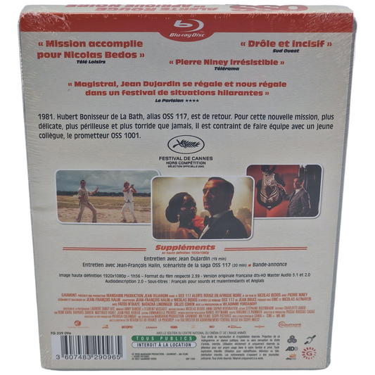 OSS 117: Alerte rouge en Afrique noire (2021) - SteelBook Blu-ray - Zone libre - vue 3