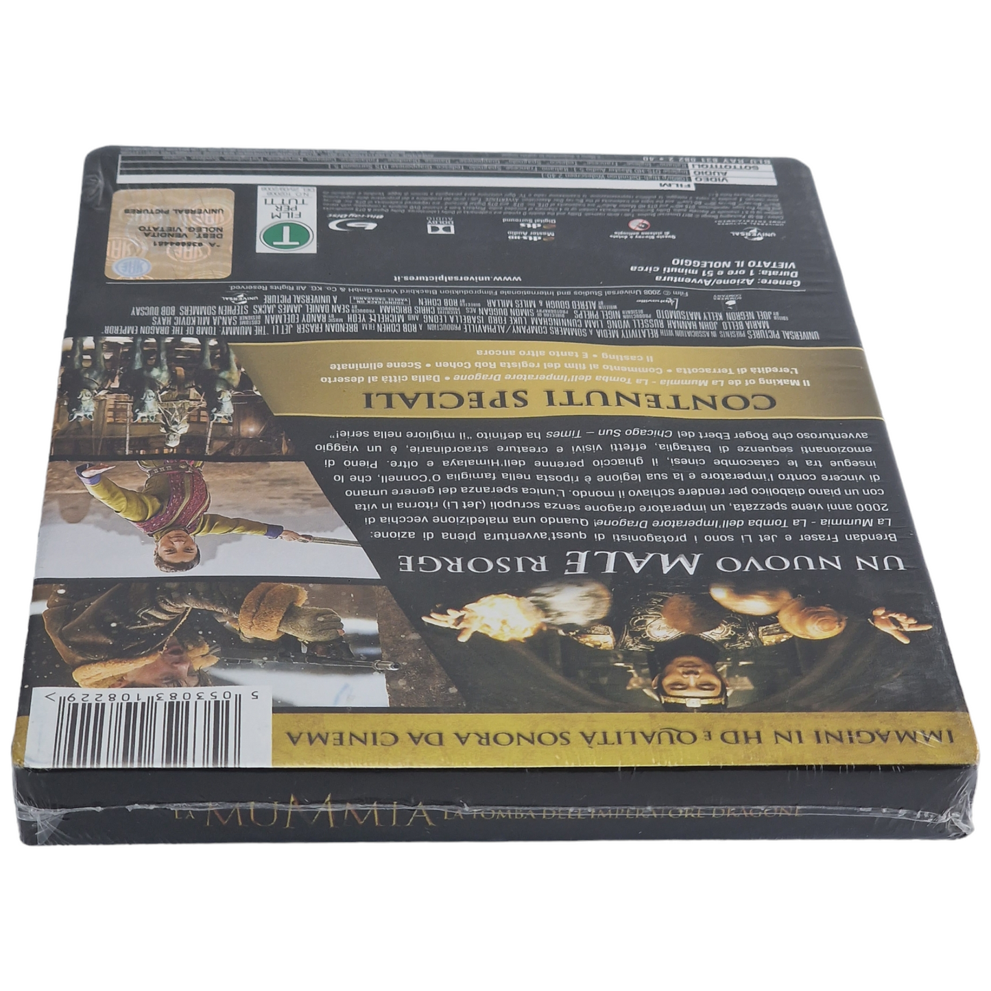 La Momie : Le tombeau de l'empereur Dragon  SteelBook Débossé Brendan Fraser  B