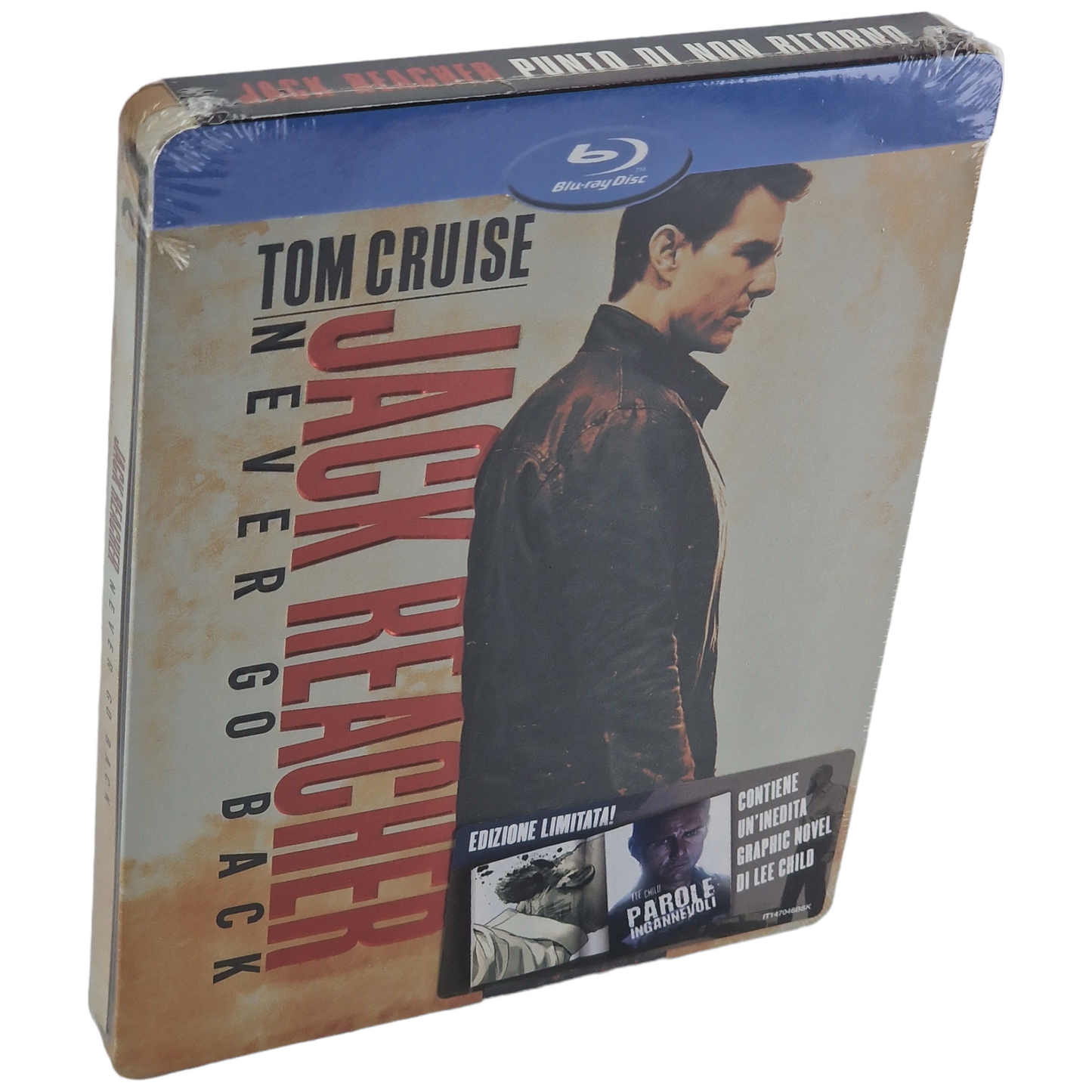 Jack Reacher: Never Go Back Blu-ray Steelbook Tom Cruise 2017 Region B