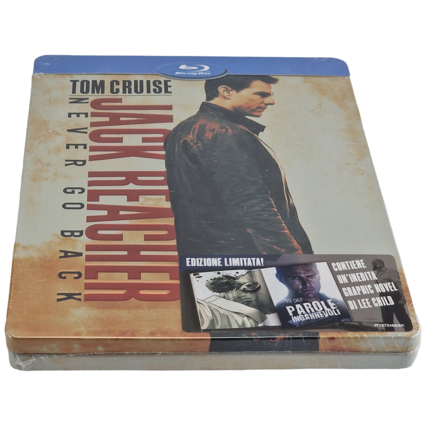 Jack Reacher: Never Go Back Blu-ray Steelbook Tom Cruise 2017 Region B