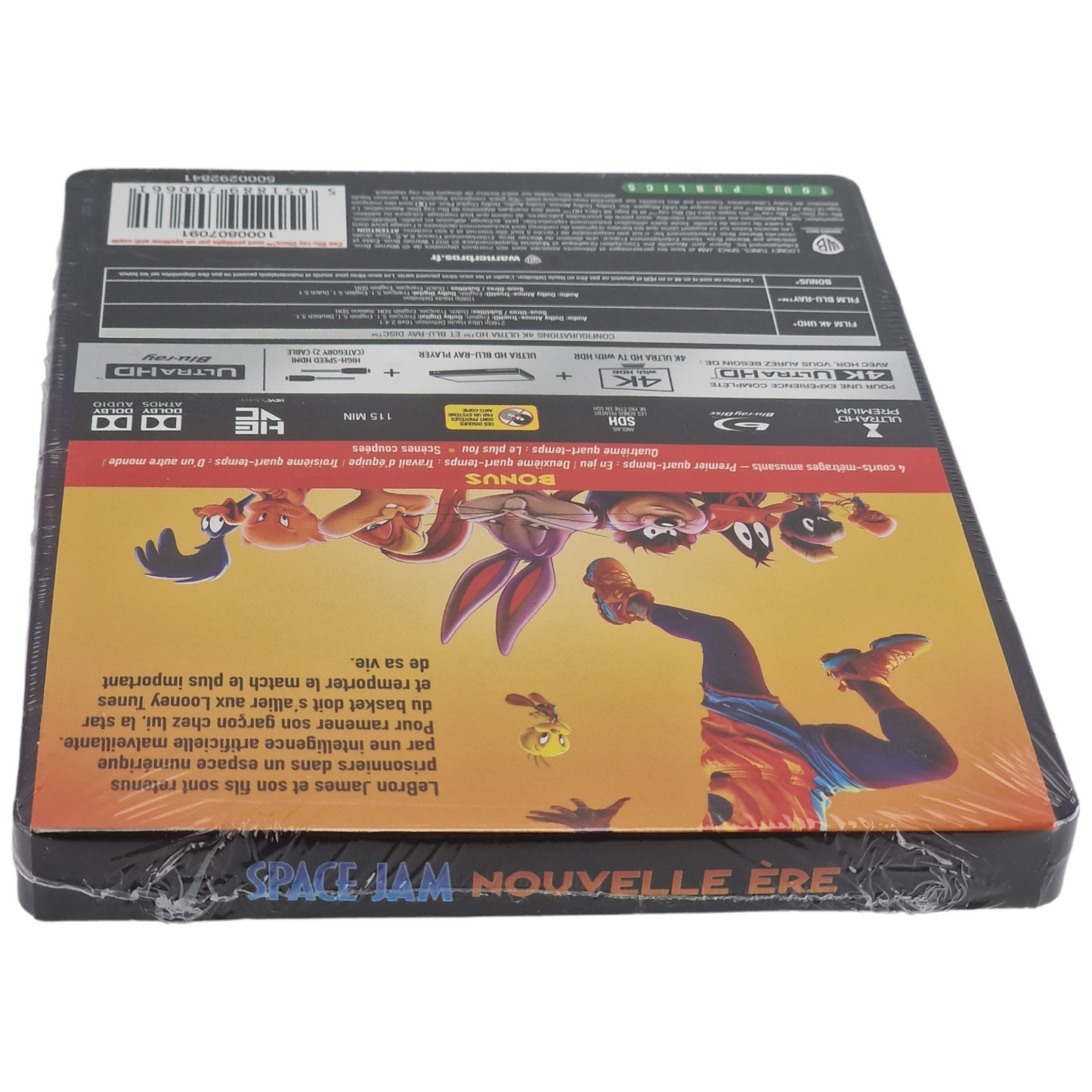 Space Jam: A New Legacy 4K Ultra HD + Blu-ray Steelbook Fnac Exclusif ... B
