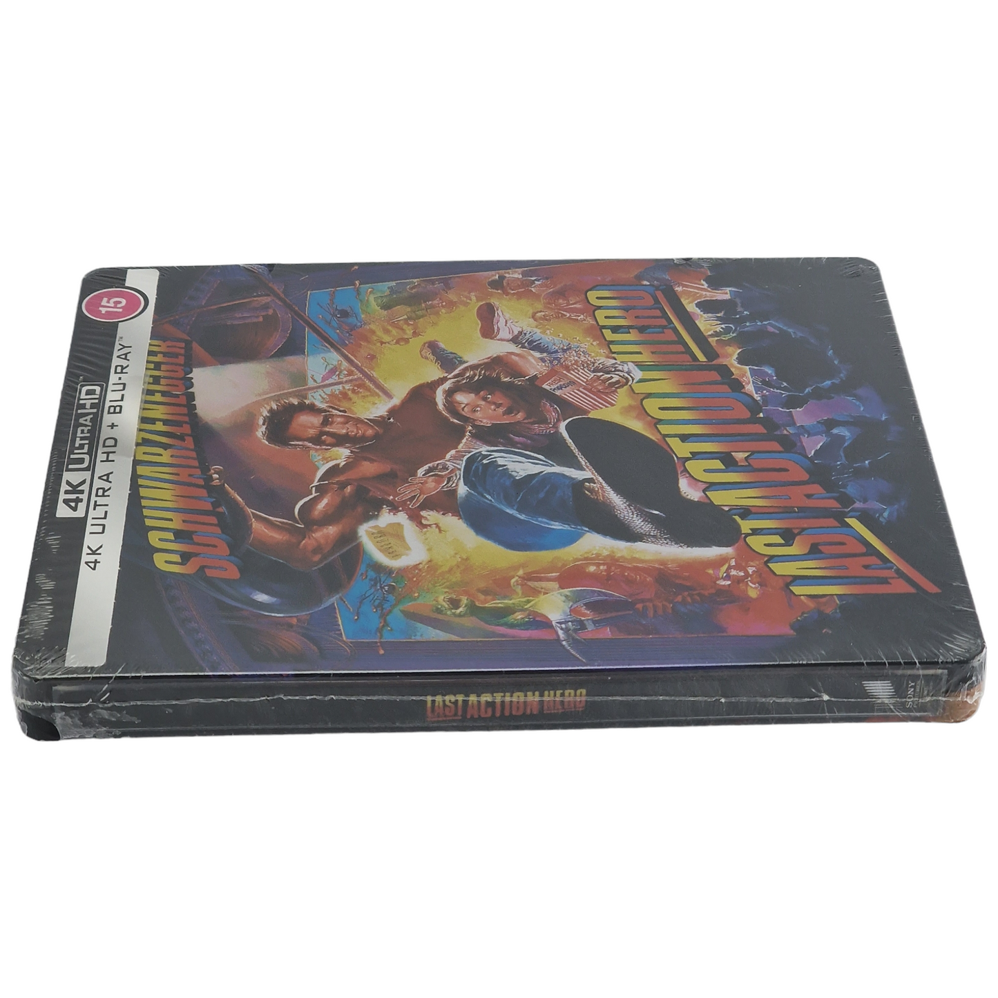 Last Action Hero 4K Ultra HD + Blu-ray Steelbook Schwarzenegger Zavvi Zone B