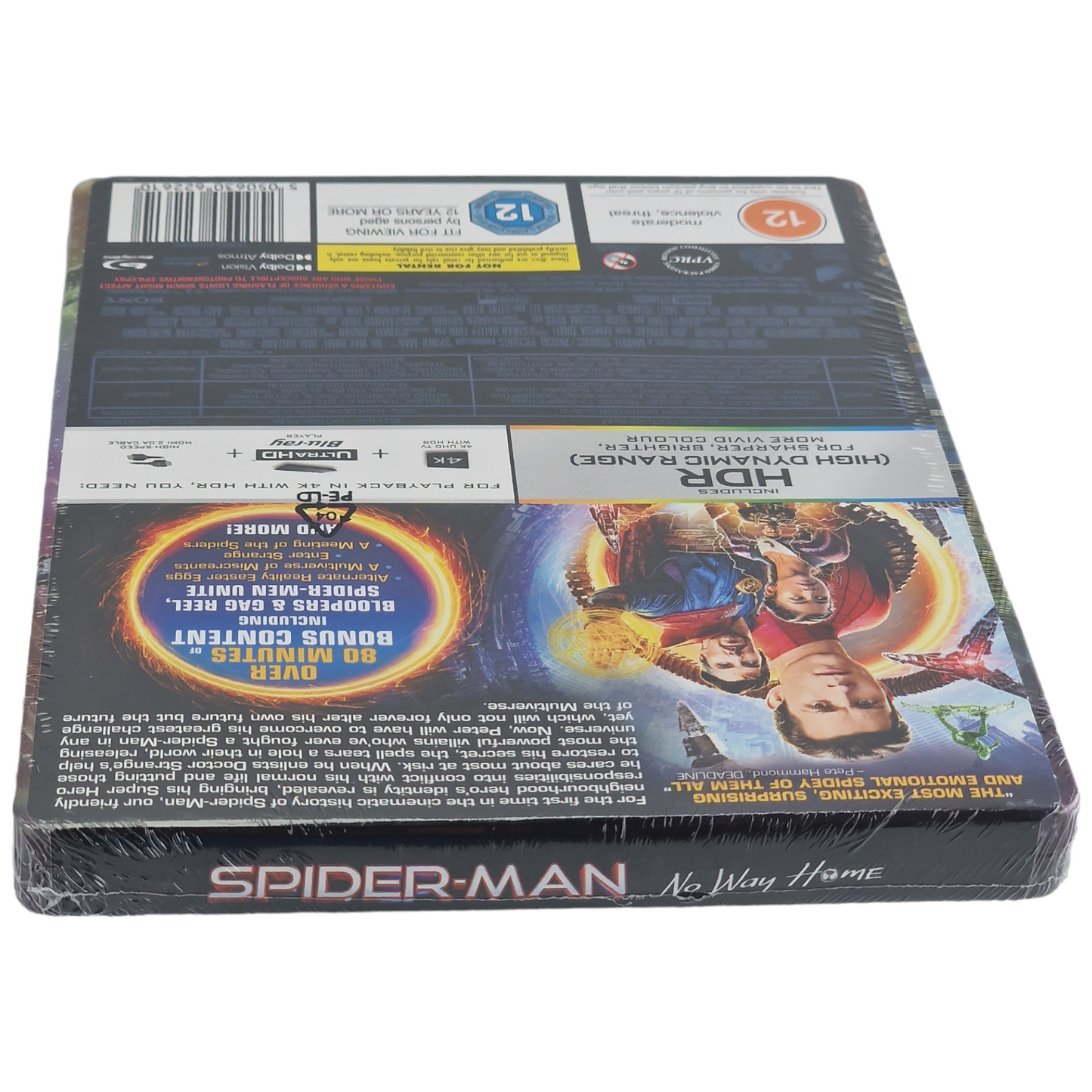 Spider-Man: No Way Home 4K Ultra HD + Blu-ray SteelBook Jon Watts Zavvi Libre