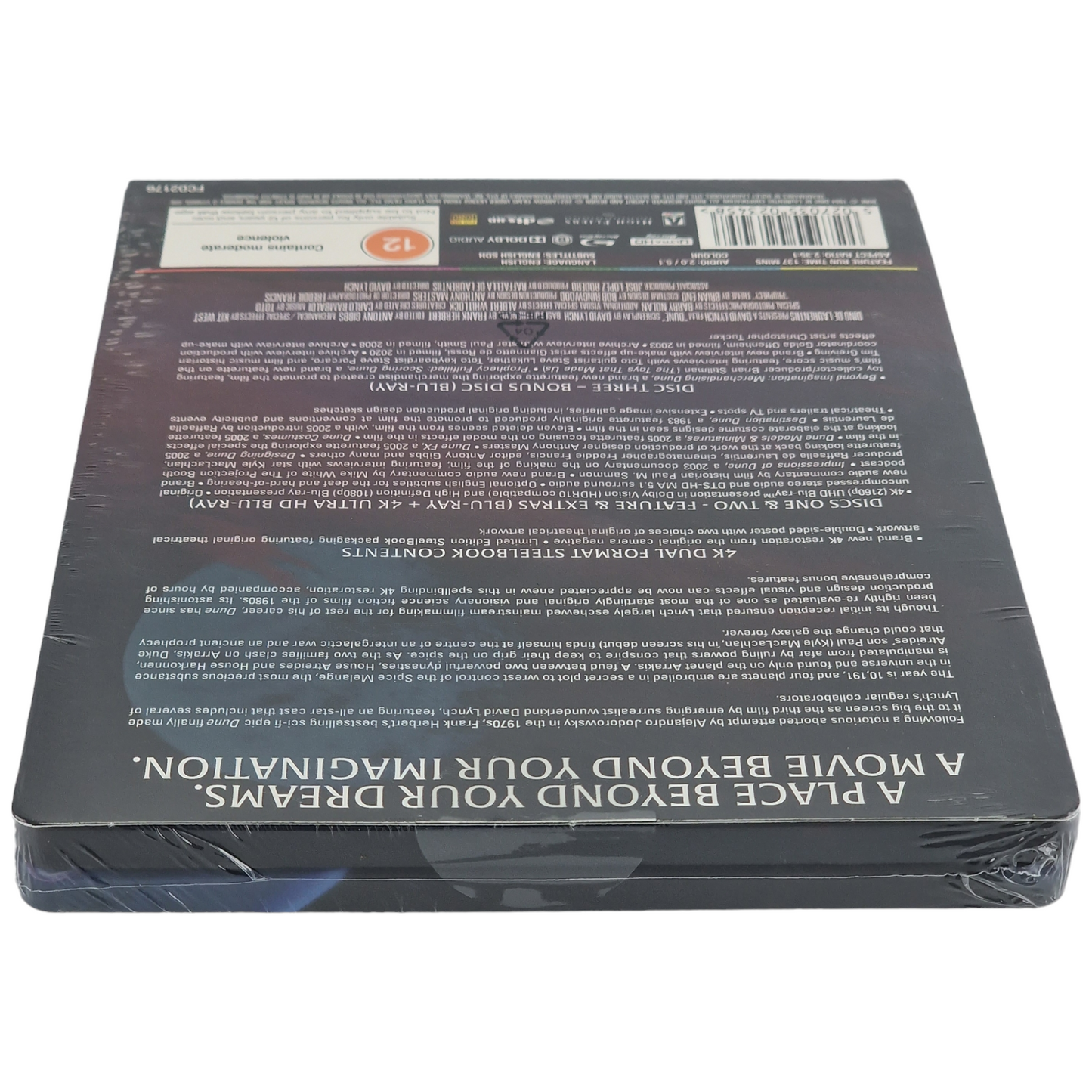 Dune 4K Ultra HD Blu-ray SteelBook Zavvi Édition limitée Zone Free Neuf VO