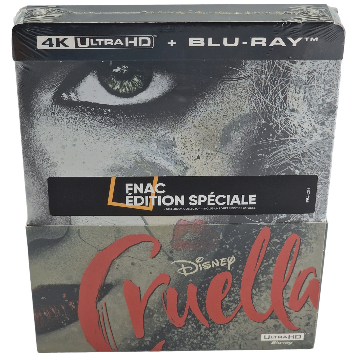 Cruella Blu-ray SteelBook Disney Emma Stone édition Limitée Fnac 2021 Zone B