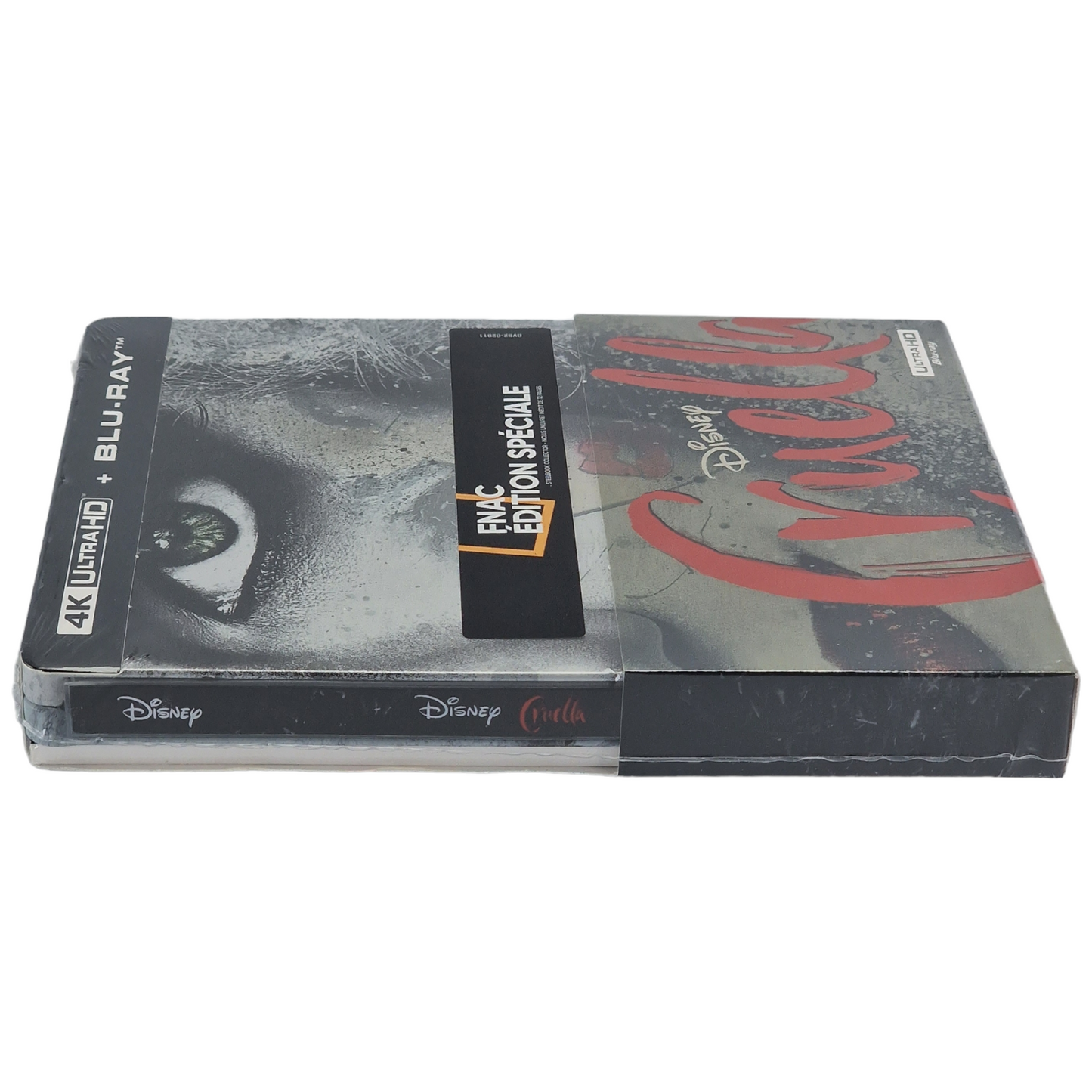 Cruella Blu-ray SteelBook Disney Emma Stone édition Limitée Fnac 2021 Zone B