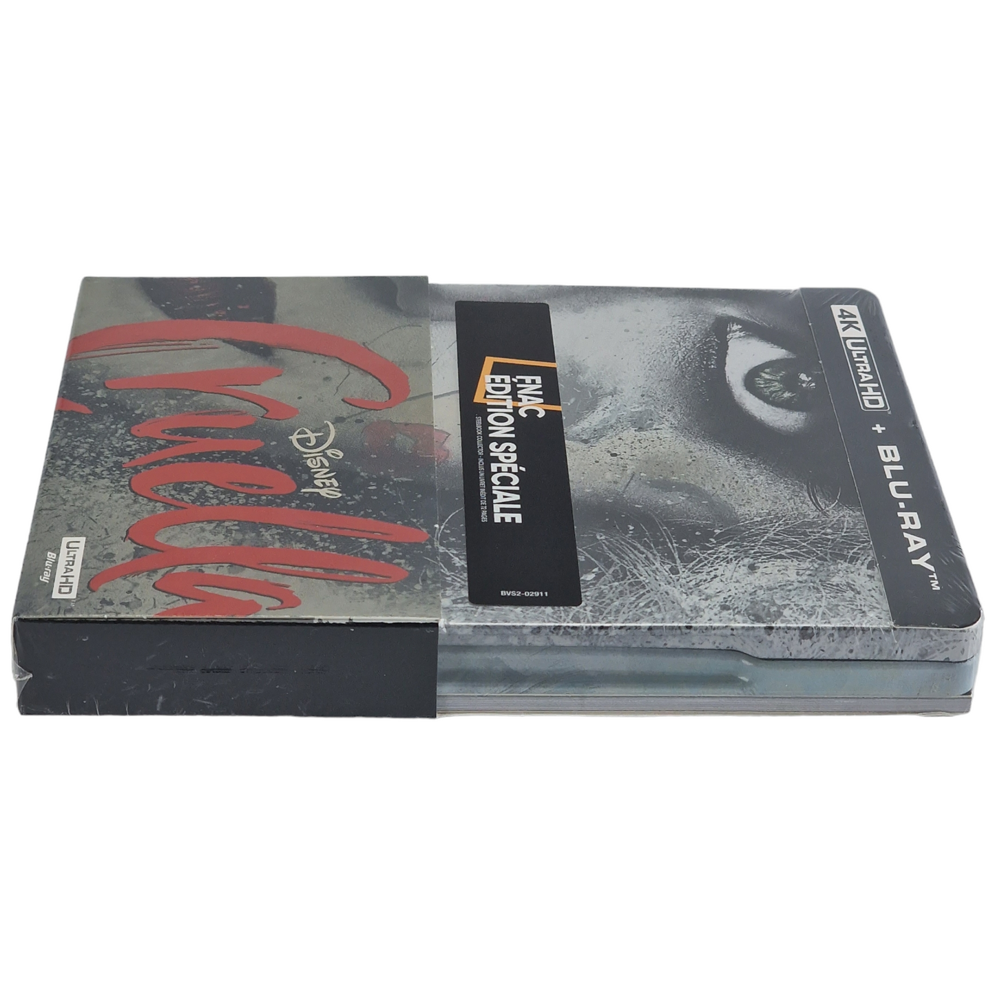 Cruella Blu-ray SteelBook Disney Emma Stone édition Limitée Fnac 2021 Zone B