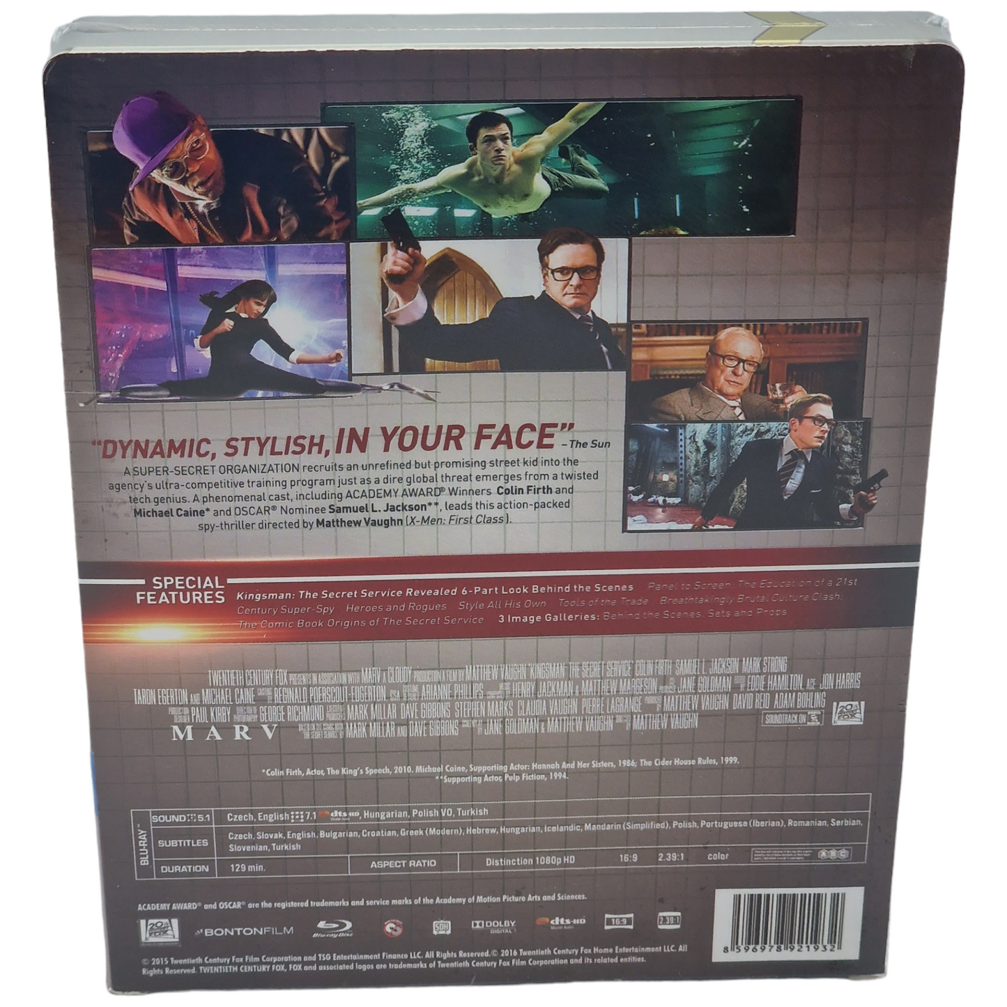 Kingsman : Services secrets Blu-ray SteelBook Filmarena exclusif Region B