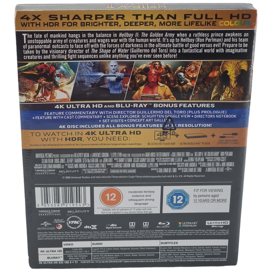Hellboy II: The Golden Army (2008) - SteelBook 4K Ultra HD + Blu-ray - Zone libre + Zone A + Zone B - vue 3
