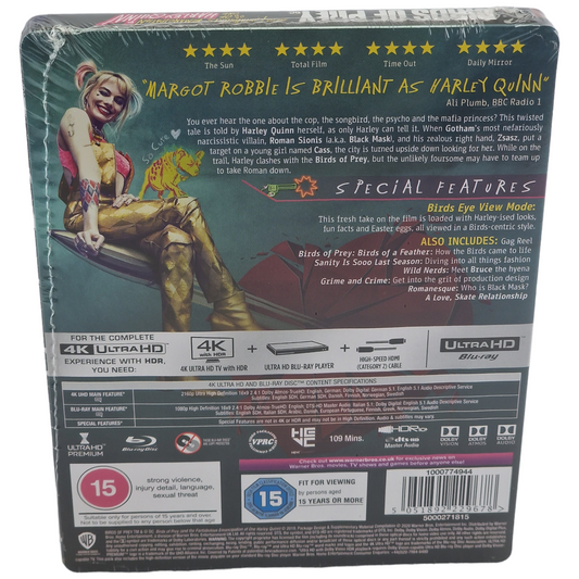 Birds of Prey (2020) - SteelBook 4K Ultra HD + Blu-ray - Zone libre + Zone B - vue 3