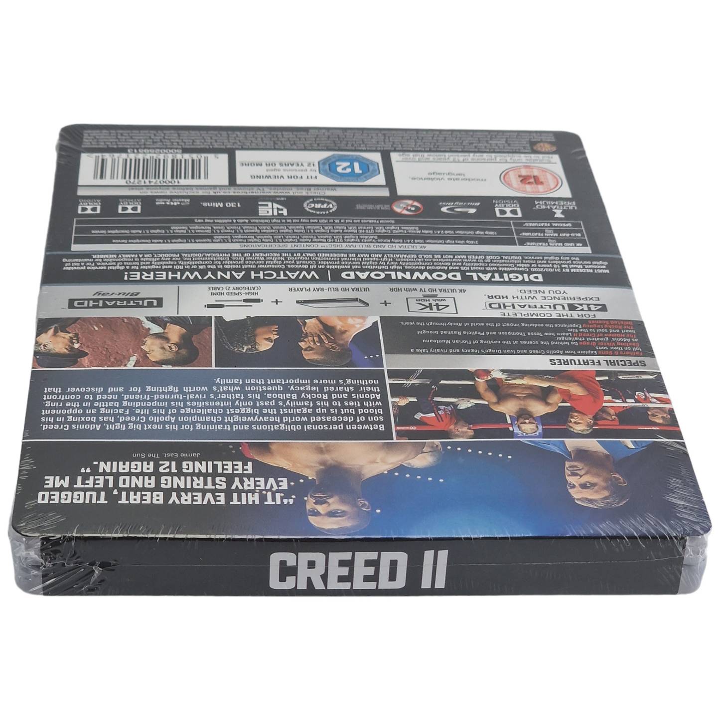 Creed II 4K Ultra HD + Blu-ray SteelBook Édition Limitée Zavvi 2019 Region B