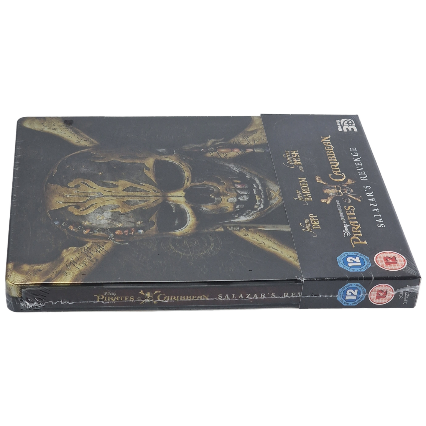 Pirates des Caraïbes Blu-ray 3D+2D SteelBook Débossé La Vengeance Salazar Zavvi
