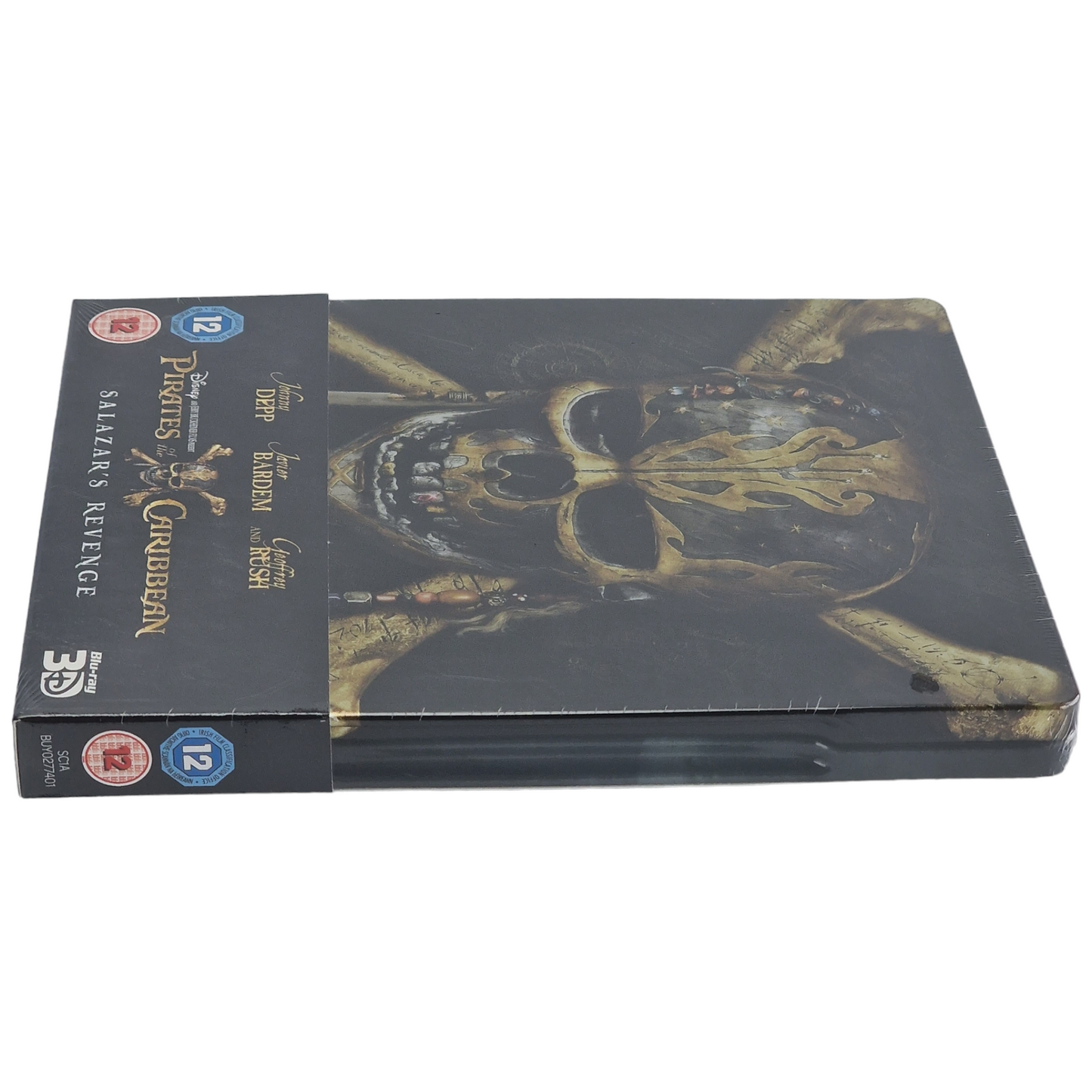 Pirates des Caraïbes Blu-ray 3D+2D SteelBook Débossé La Vengeance Salazar Zavvi