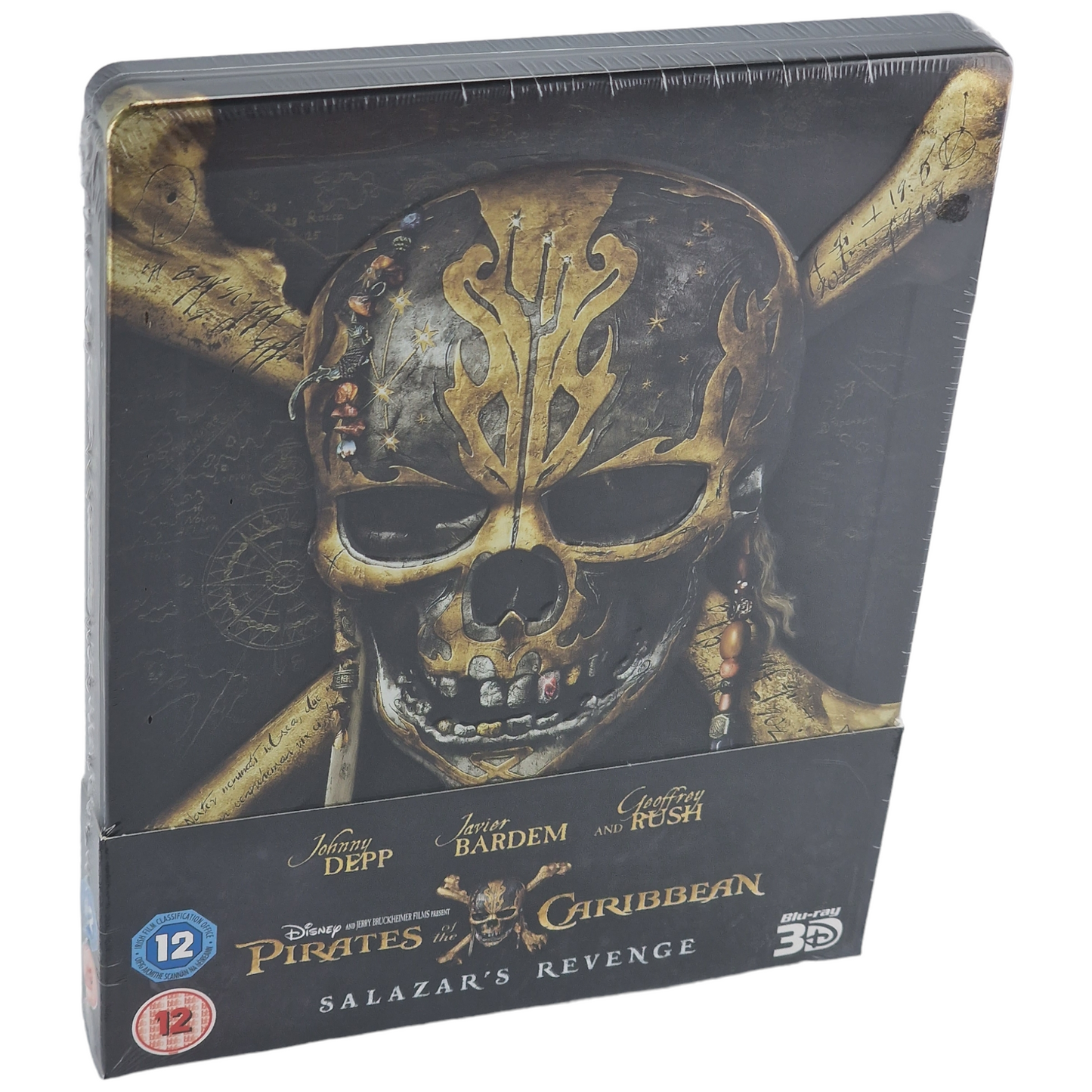 Pirates des Caraïbes Blu-ray 3D+2D SteelBook Débossé La Vengeance Salazar Zavvi