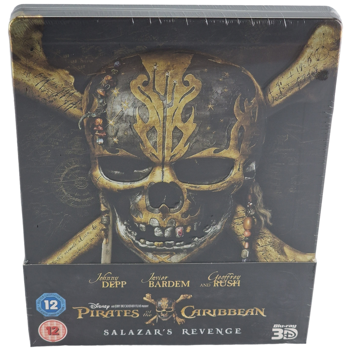Pirates des Caraïbes Blu-ray 3D+2D SteelBook Débossé La Vengeance Salazar Zavvi
