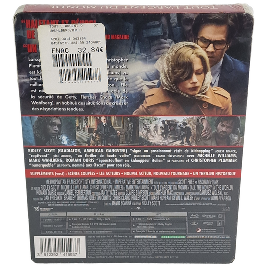 Tout l'argent du monde (2017) - SteelBook Blu-ray + DVD - Zone B - vue 3