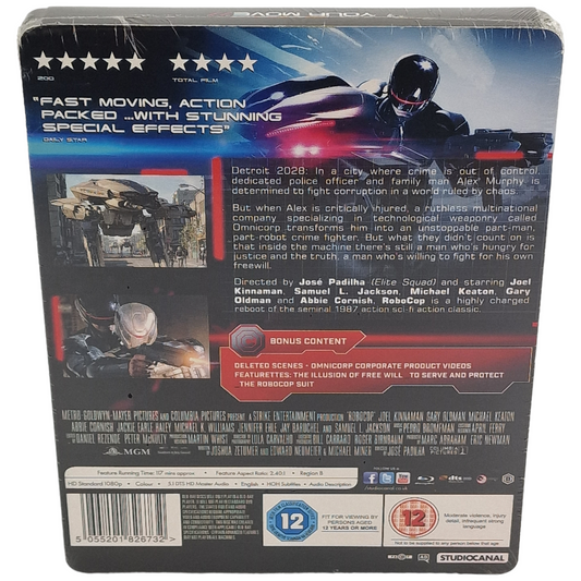RoboCop (2014) - SteelBook Blu-ray - Zone B - vue 3