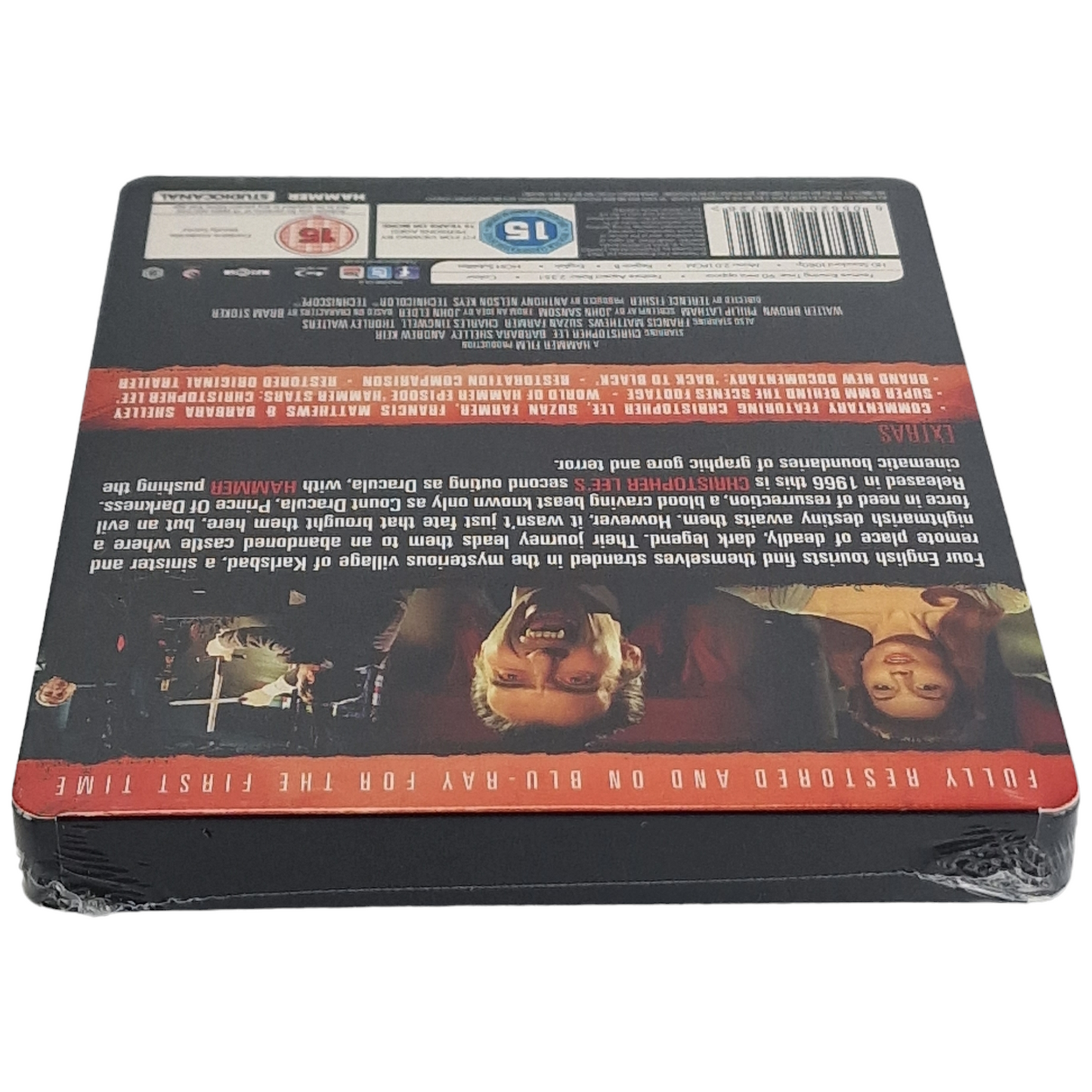 Dracula Prince des Ténèbres Blu-ray SteelBook limitée 2000 ex Zavvi 2015 Zone B