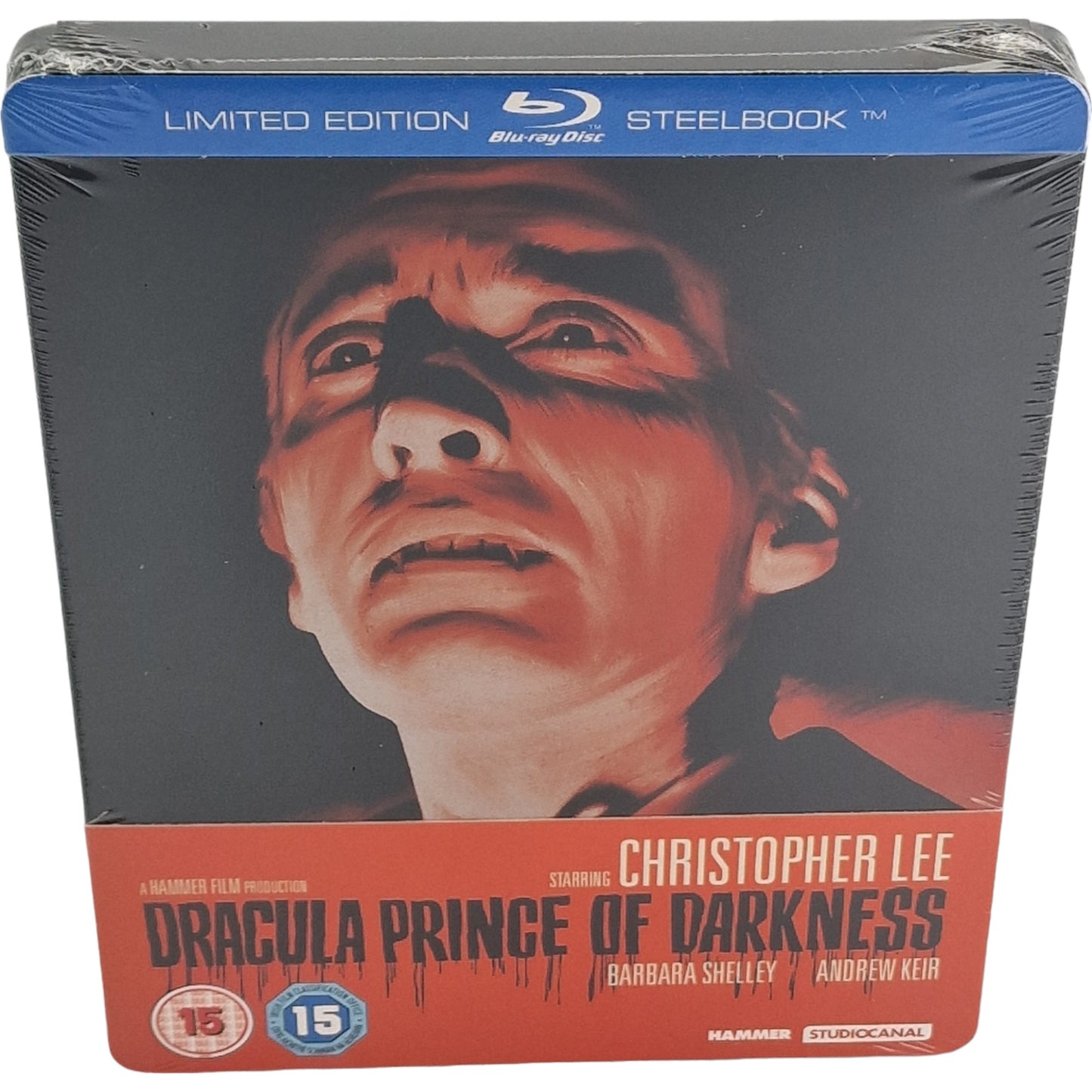 Dracula Prince des Ténèbres Blu-ray SteelBook limitée 2000 ex Zavvi 2015 Zone B