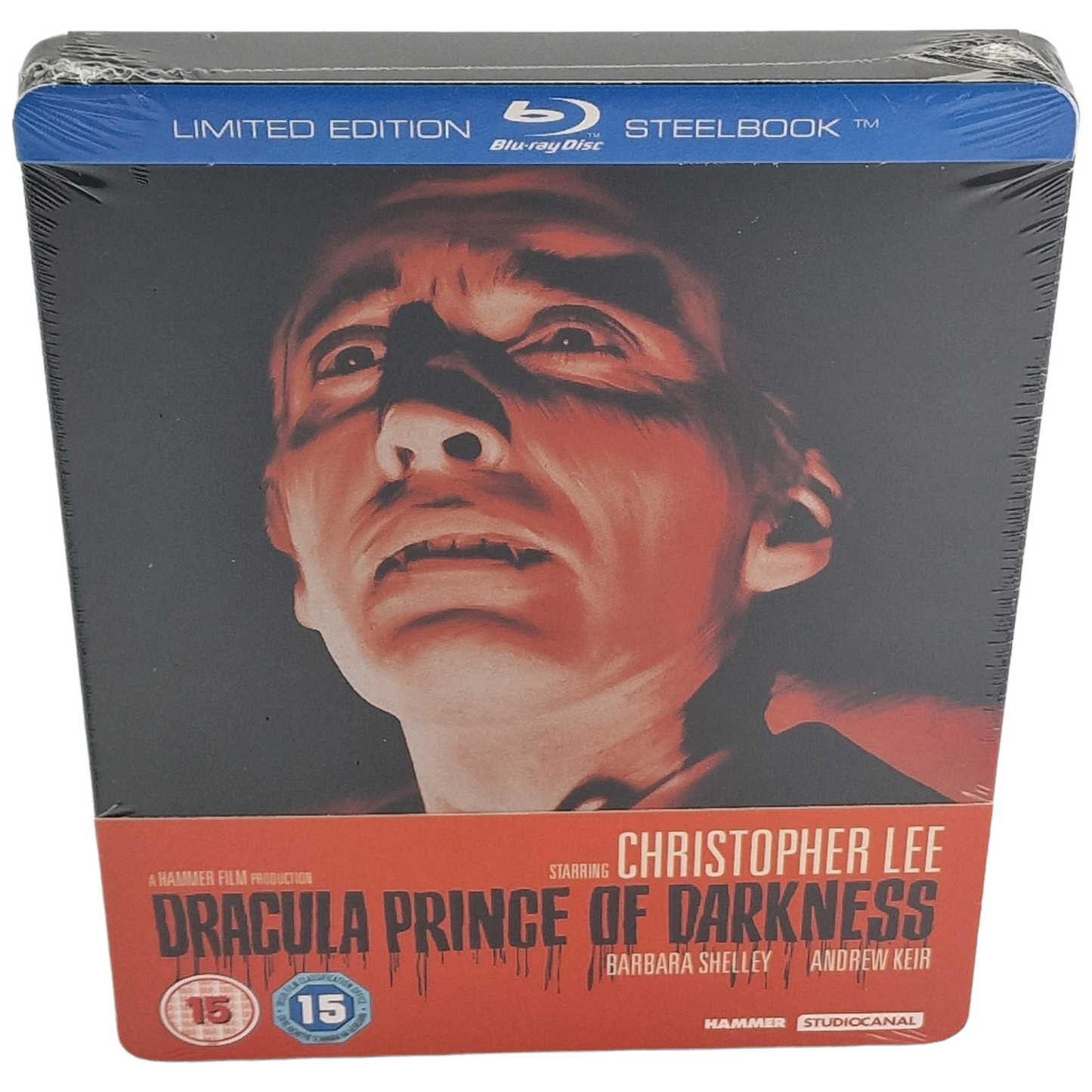 Dracula Prince des Ténèbres Blu-ray SteelBook limitée 2000 ex Zavvi 2015 Zone B
