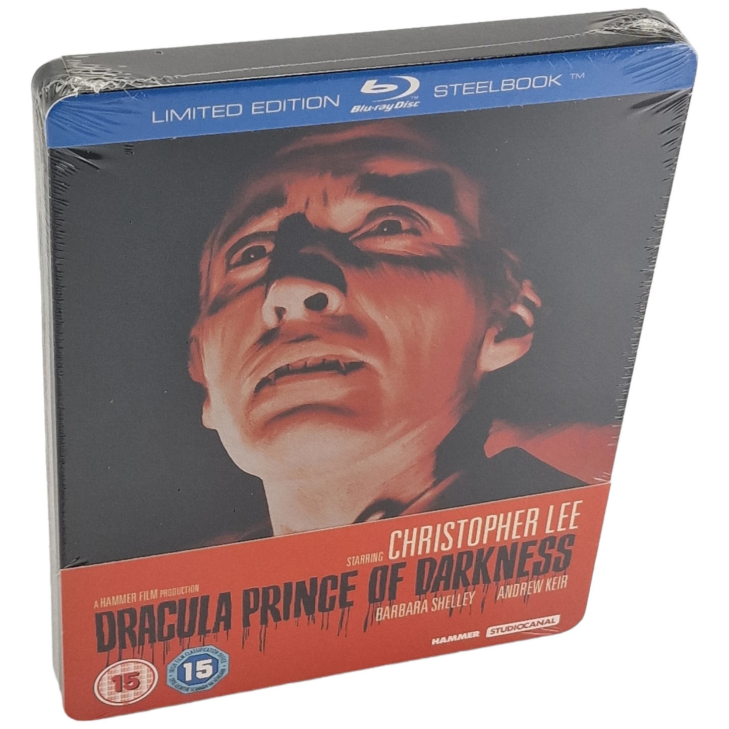 Dracula Prince des Ténèbres Blu-ray SteelBook limitée 2000 ex Zavvi 2015 Zone B