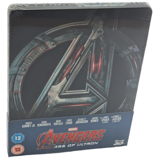 Avengers:Age of Ultron (2015) - SteelBook Blu-ray 3D + Blu-ray - Zone libre - vue 3