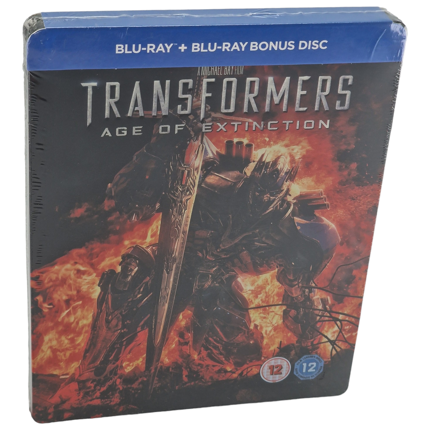 Transformers 4: Age of Extinction Blu-ray +DVD Steelbook Débossé Mark Wahlberg B