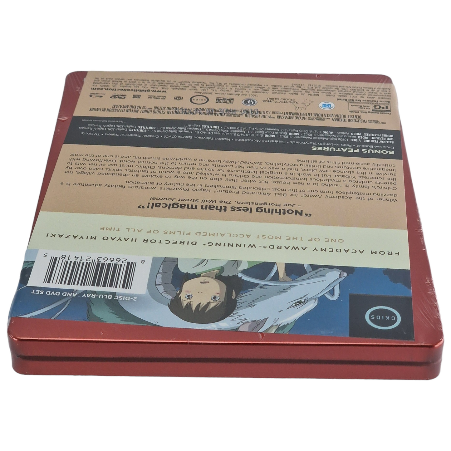 Spirited Away 2001 Blu-ray + DVD SteelBook 千と千尋の神隠し 2020 Region A