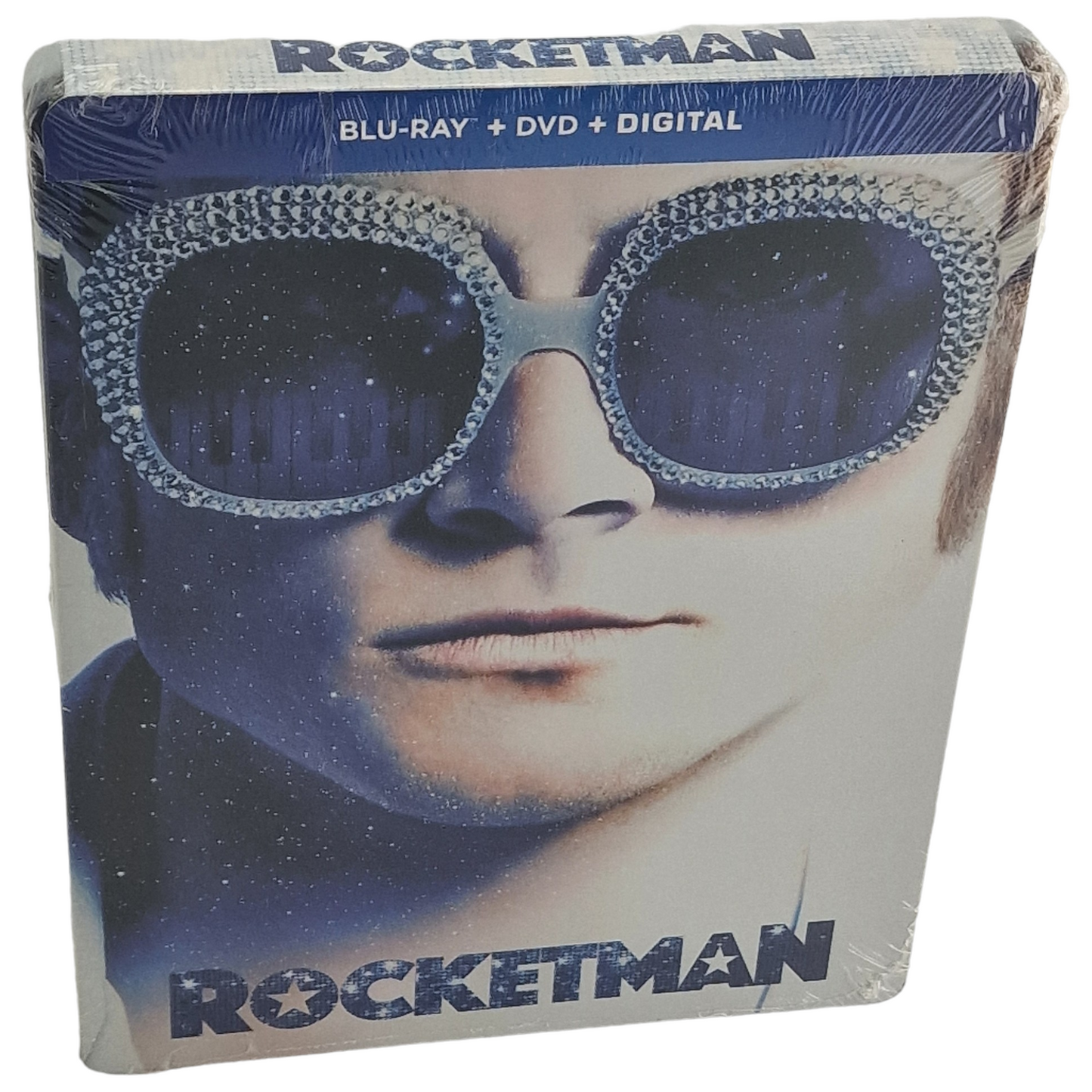 Rocketman Taron Egerton Blu-ray + DVD + Digital HD Steelbook 2019 Region A