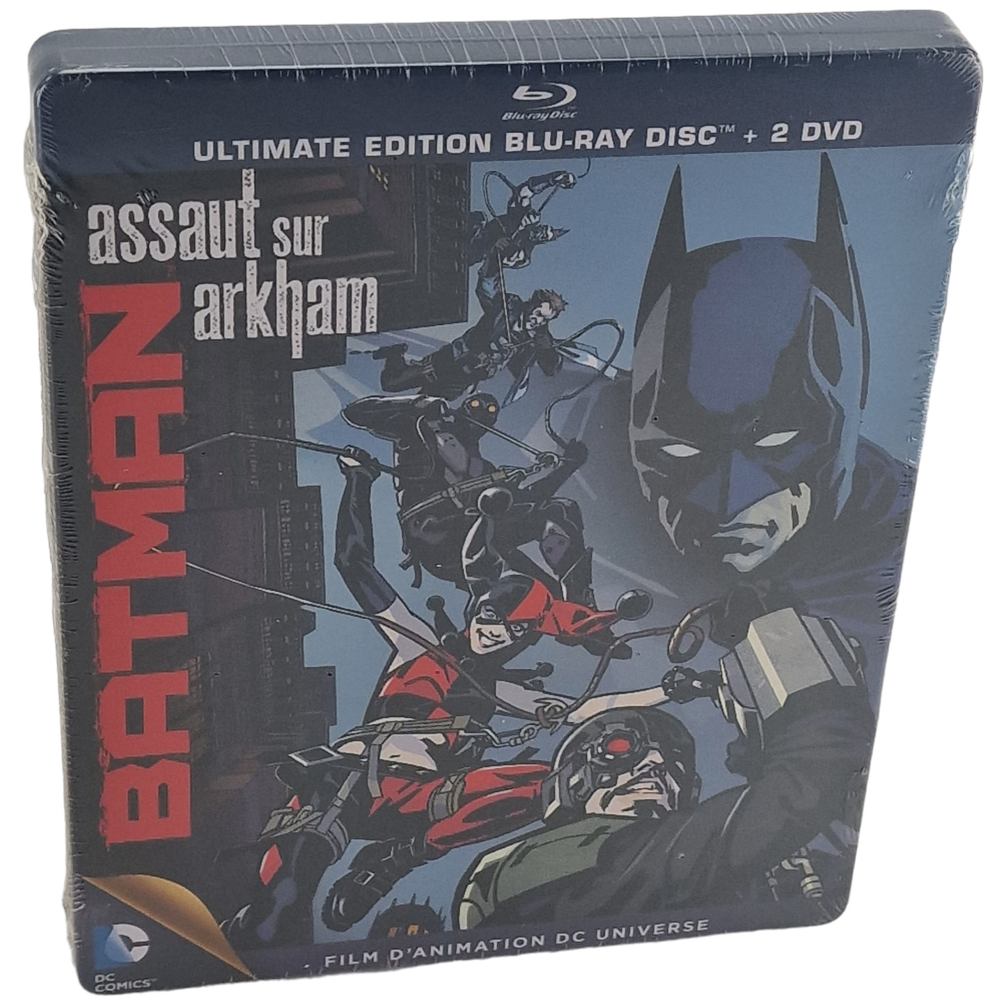 Batman: Assaut sur Arkham Blu-ray + DVD SteelBook MetalPak 2014 Zone Libre