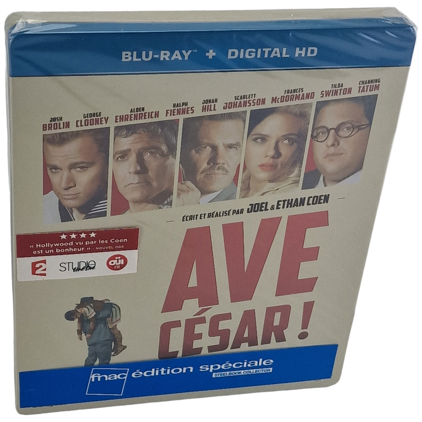 Ave, César ! Blu-ray SteelBook Fnac Exclusif 2016 Ethan , Joel Coen Region B