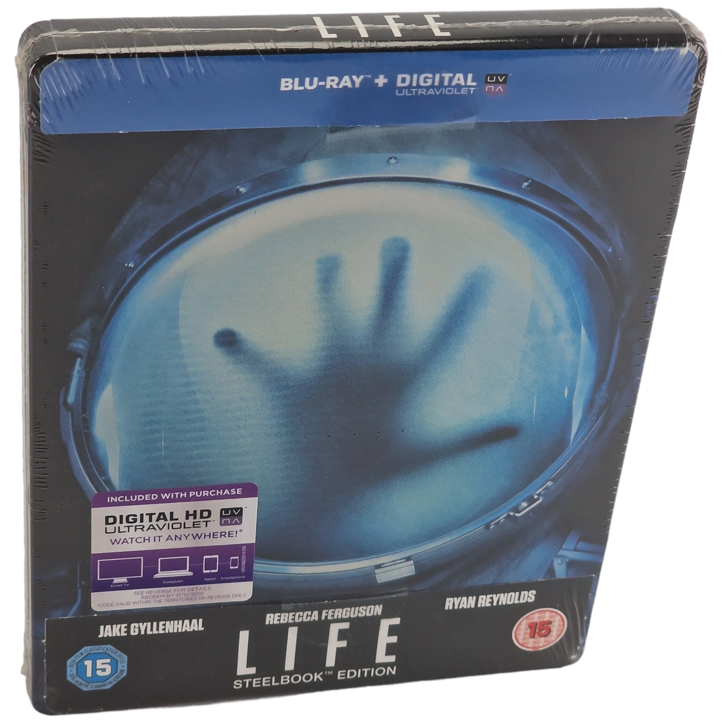 Life Blu-ray Steelbook Blu-Ray Jake Gyllenhaal , Ryan Reynolds, 2017 Region B
