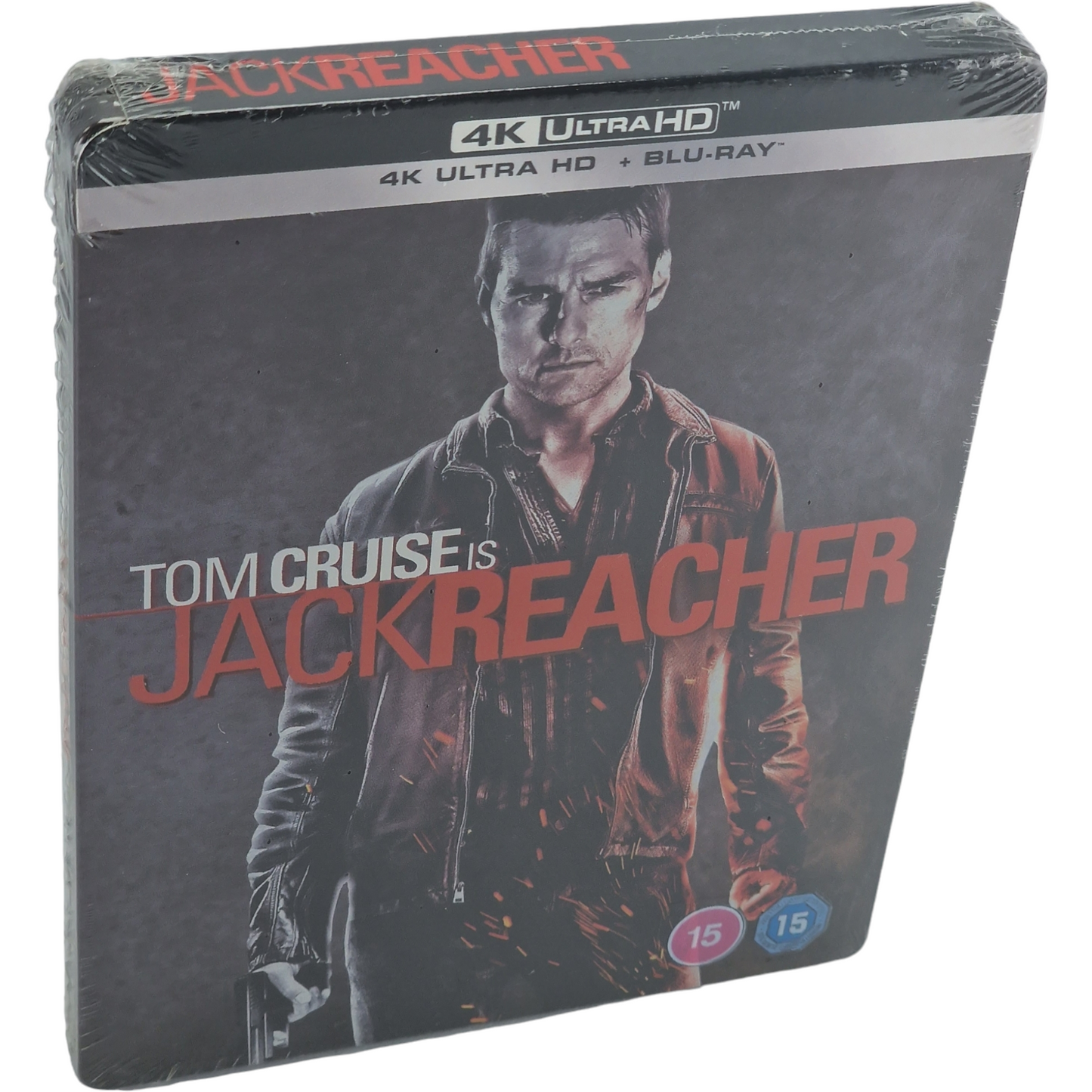 Jack Reacher 2012 4K Ultra HD + Blu-Ray Steelbook Tom Cruise 2022 Region B