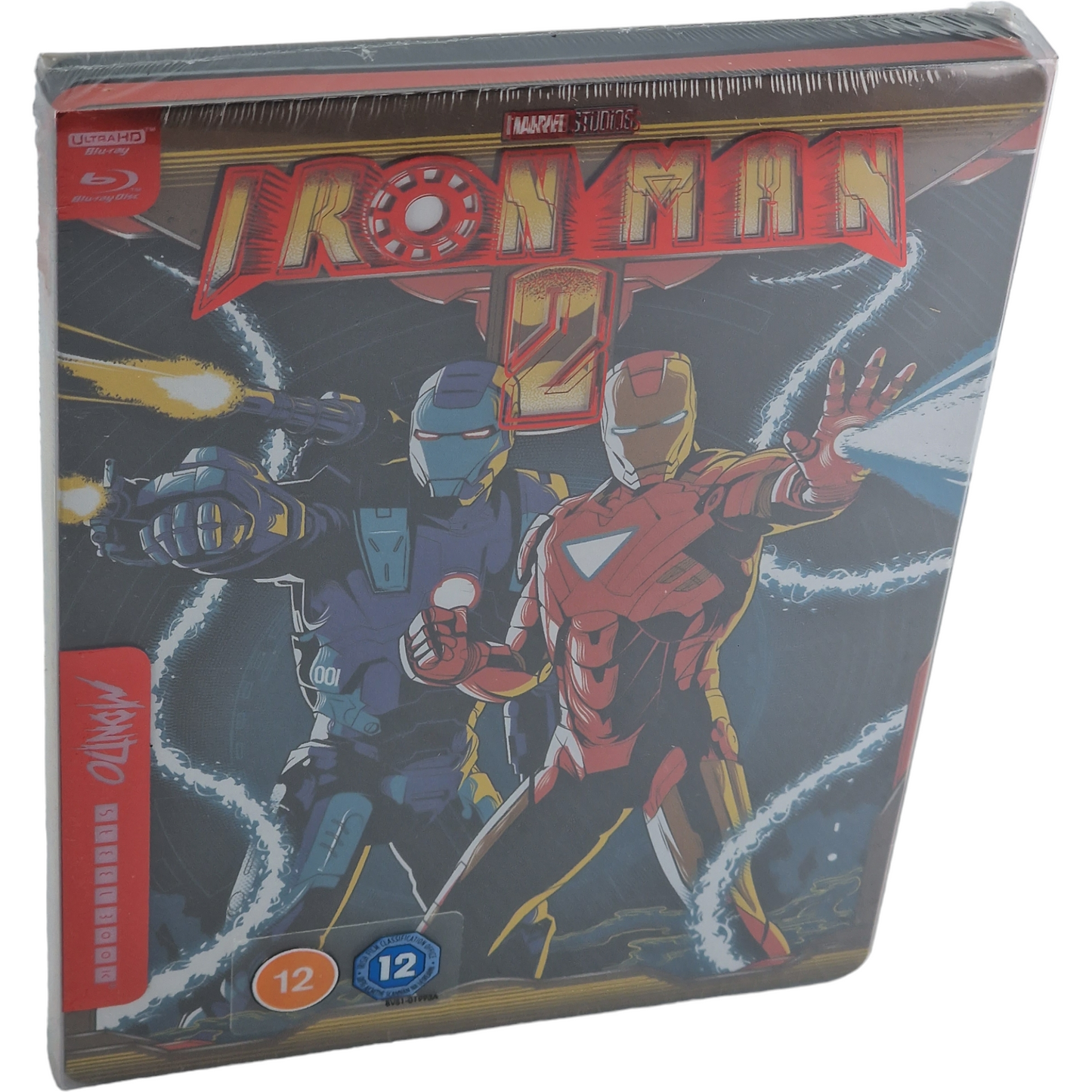 Iron Man 2 SteelBook 4K Ultra HD +Blu-ray Mondo X (Import UK )
