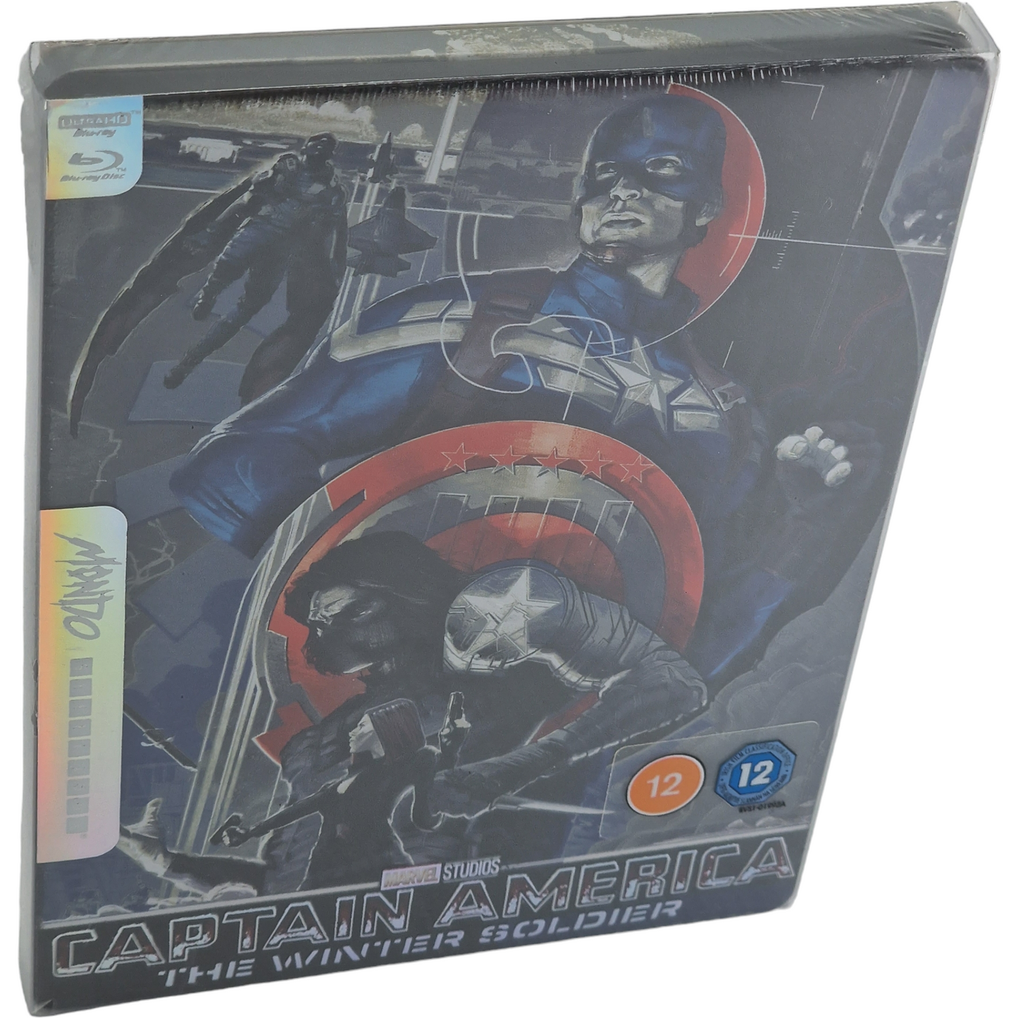 Captain America: The Winter Soldier 4K Ultra HD + Blu-ray SteelBook Mondo X B