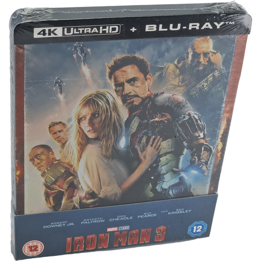 Iron Man 3 (2013) – SteelBook 4K Ultra HD + Blu-ray – Zone libre – vue 2