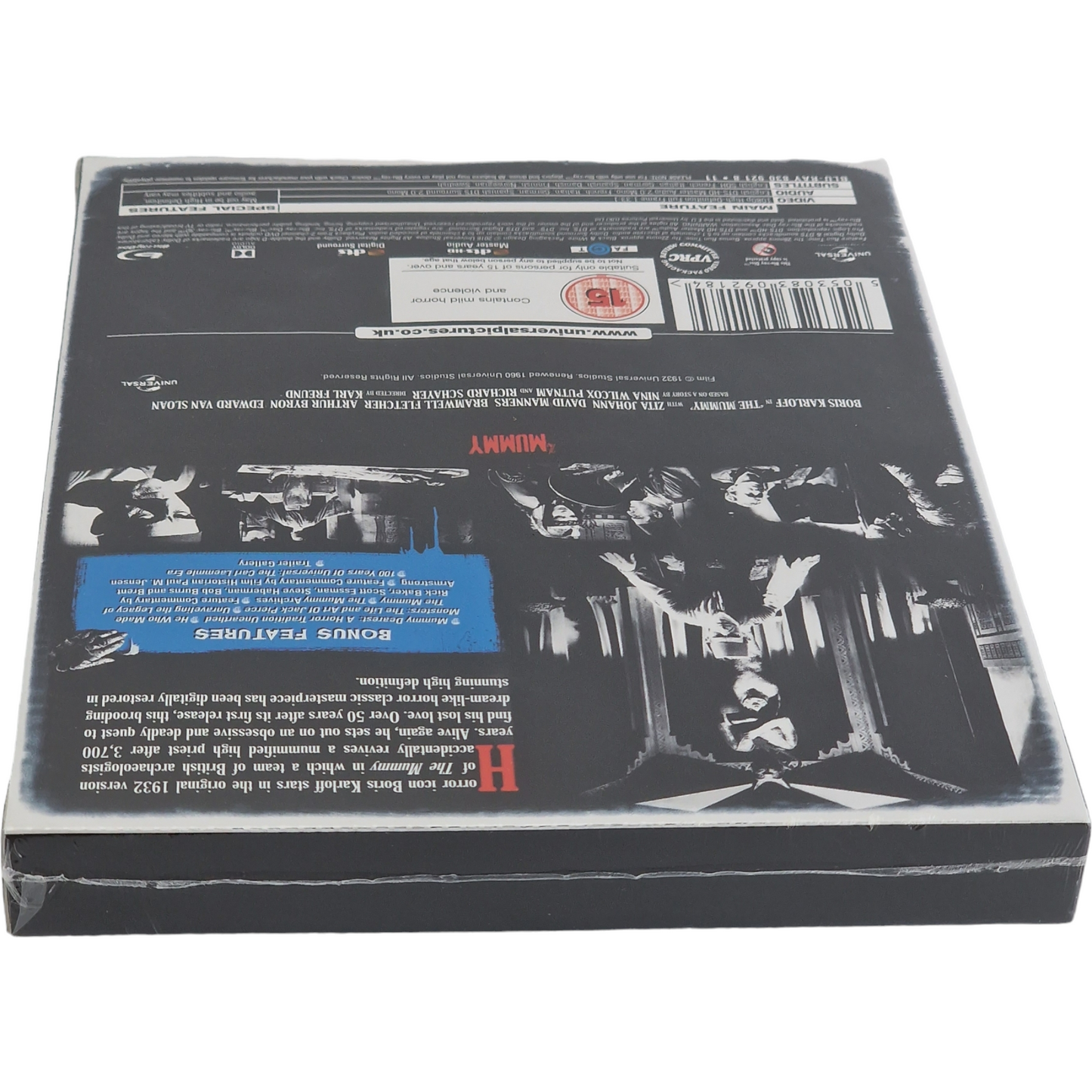 La Momie Boris Karloff Blu-ray SteelBook Karl Freund Zavvi 2016 Region Libre