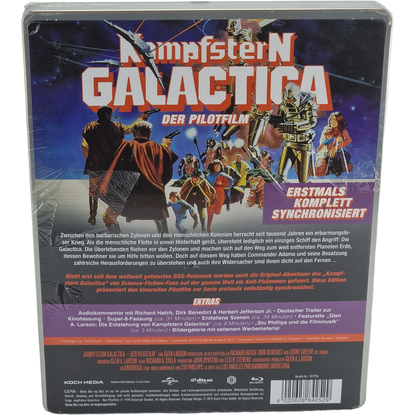Battlestar Galactica : 1978 Blu-ray SteelBook Richard A. Colla 2015 Region B