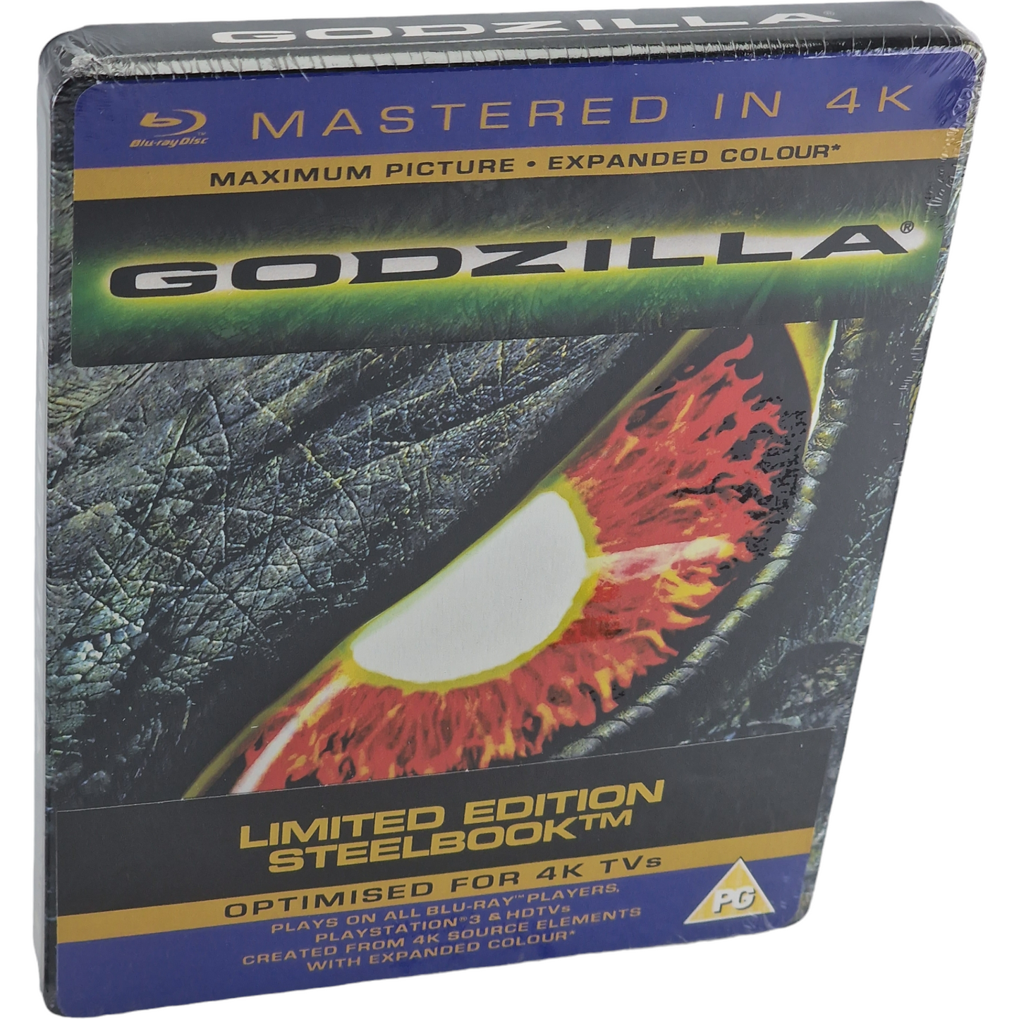 Godzilla SteelBook Blu-ray Zavvi Masterisé en 4K Limitée 4000Ex 2014 Libre