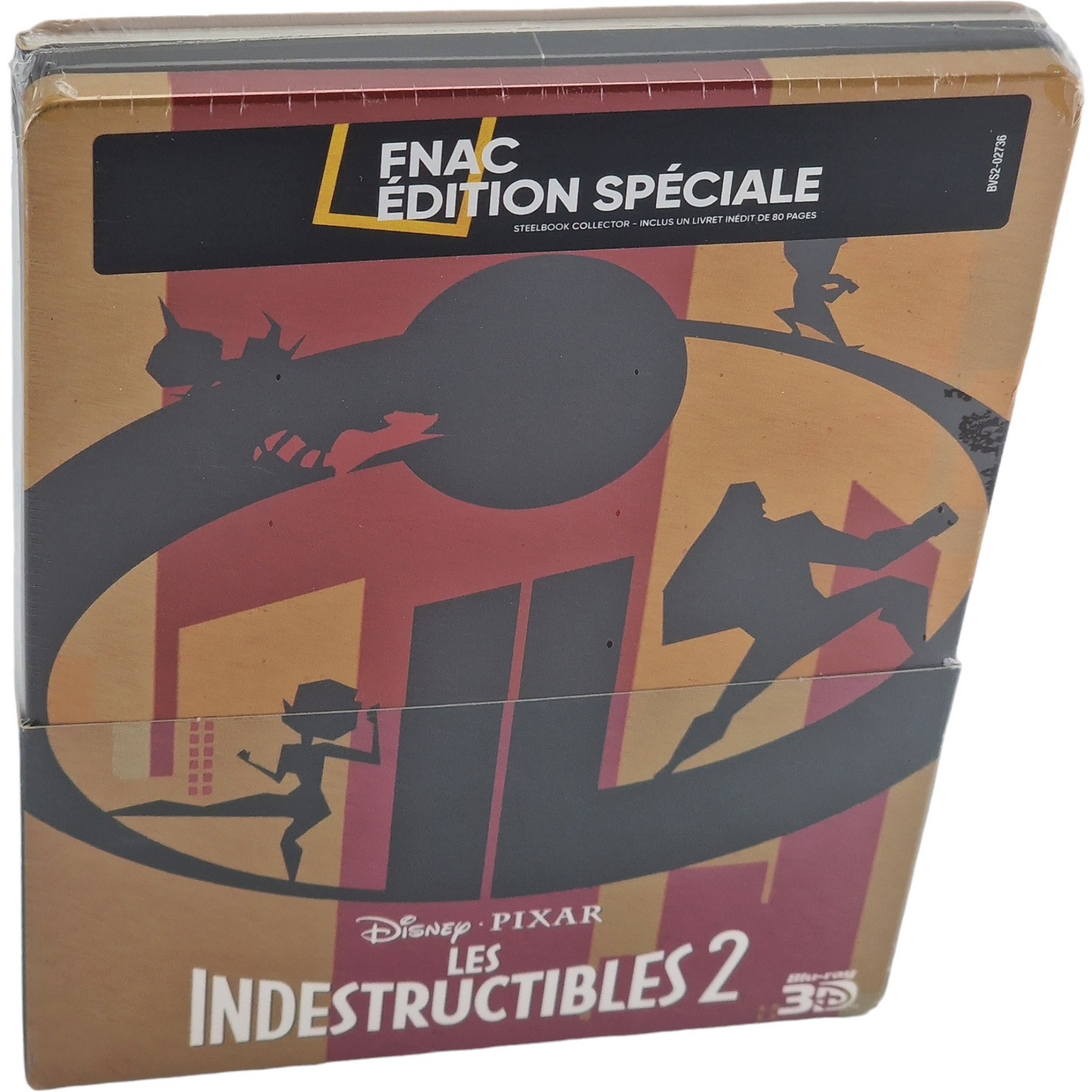 Les indestructibles 2 Steelbook Blu-ray 3D + 2D +Bonus Fnac Disney Region B