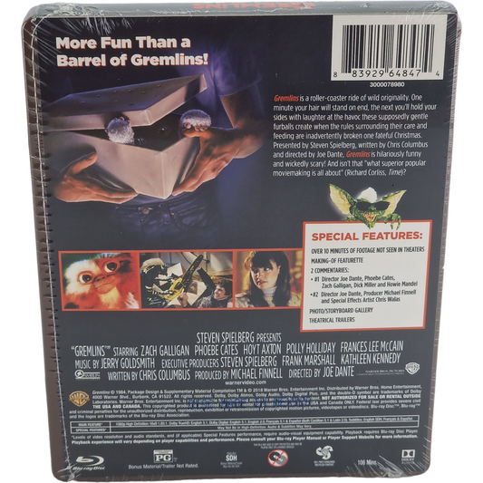 Gremlins (1984) - SteelBook Blu-ray - Zone A - vue 3