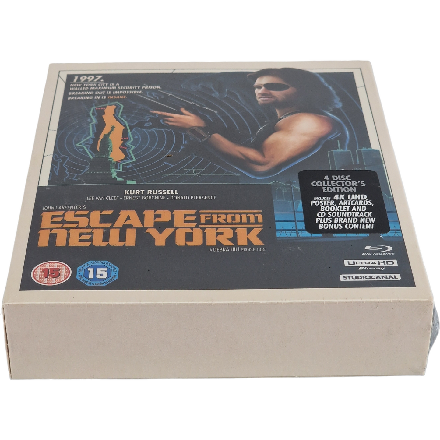 Escape from New York 4K Ultra HD + Blu-ray + CD DigiPack Collector Region B