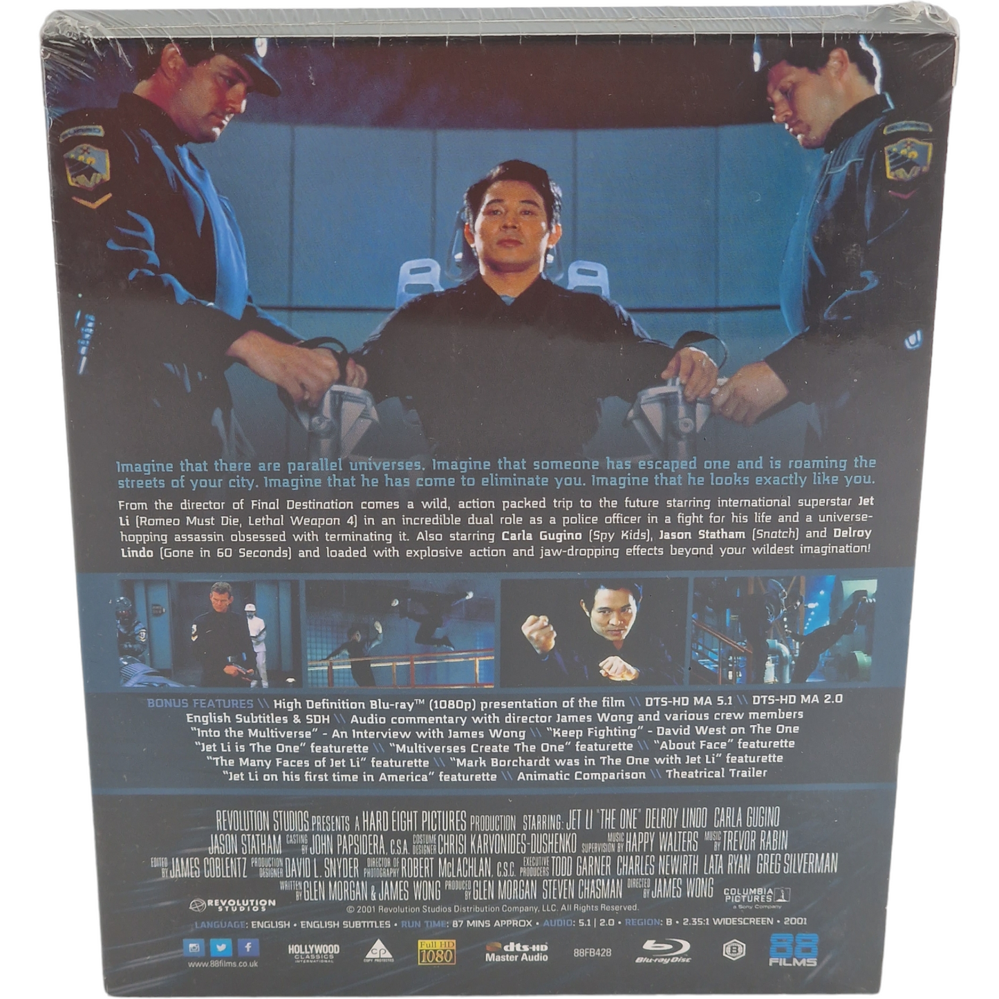 The One Blu-ray SteelBook Jet Li Jason Statham 2001 James Wong 2021 Zone B