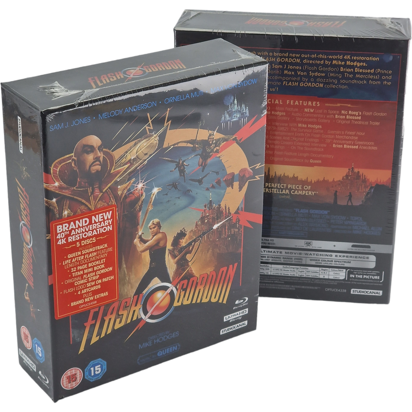 Flash Gordon 4K Ultra HD + Blu-ray + CD DigiPack Édition de Collection 2020